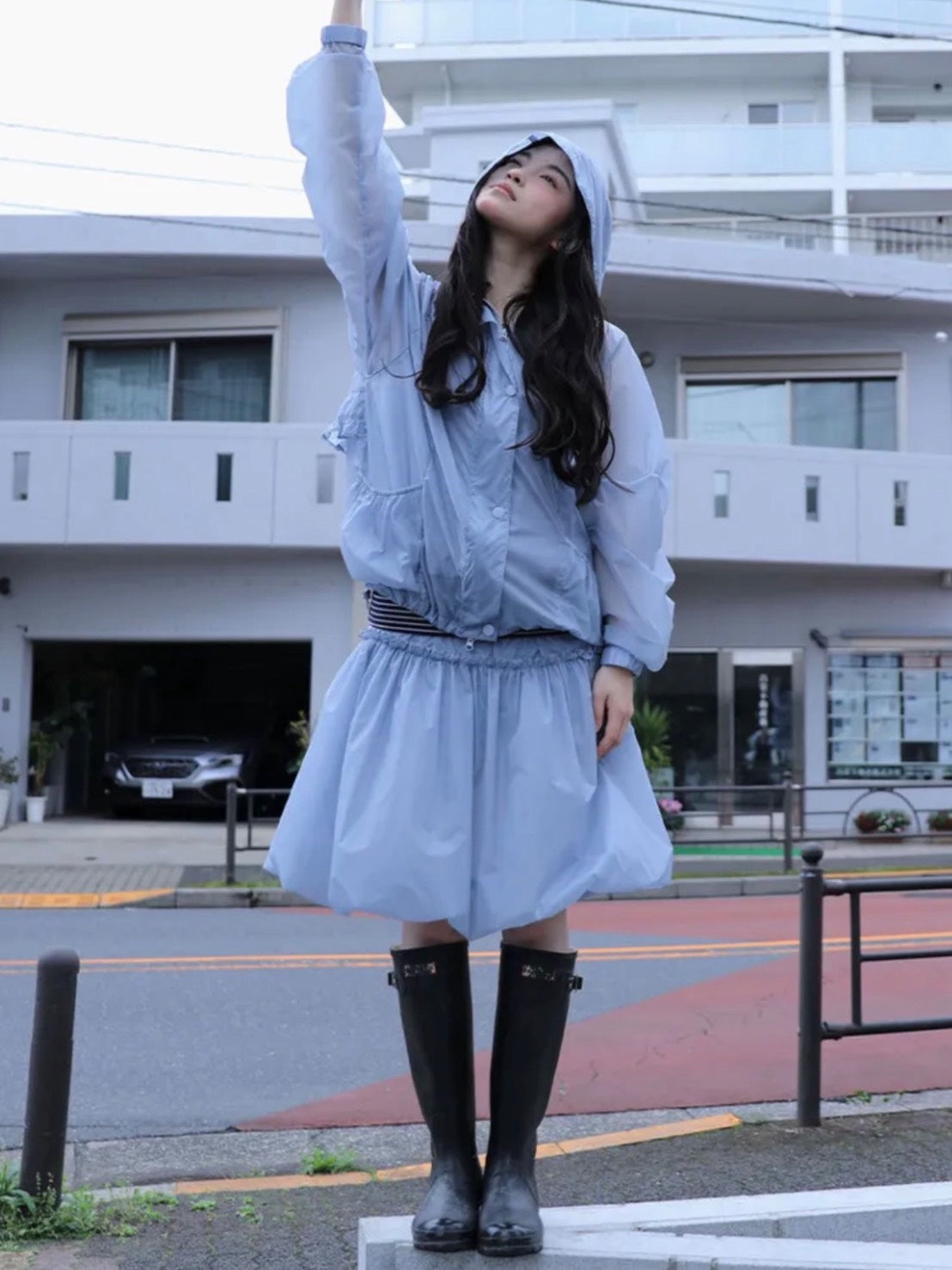 6/15 21:00発売【Uglyshadow】SHINING PUMPKIN MIDI SKIRT