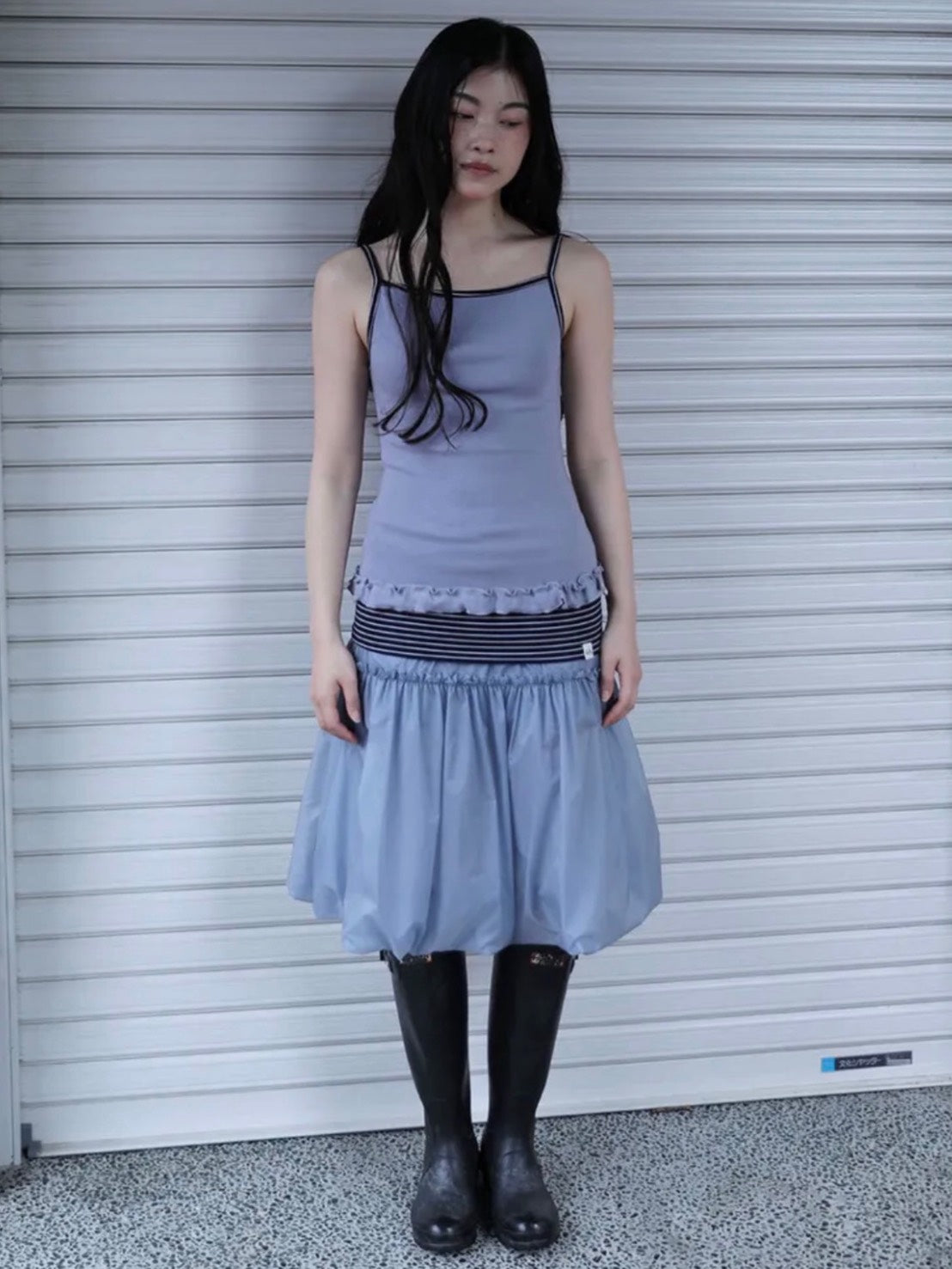 6/15 21:00発売【Uglyshadow】SHINING PUMPKIN MIDI SKIRT
