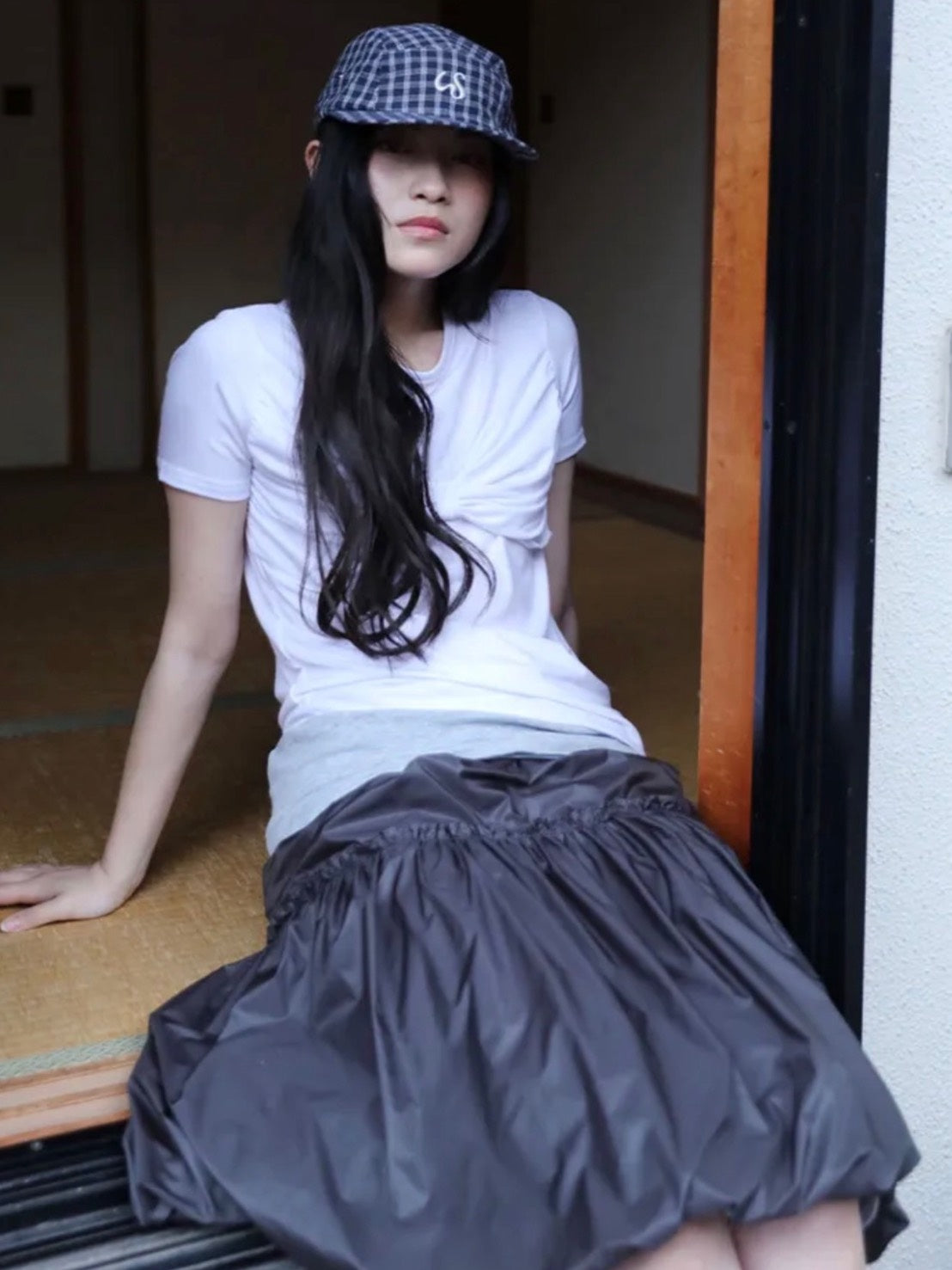 6/15 21:00発売【Uglyshadow】SHINING PUMPKIN MIDI SKIRT
