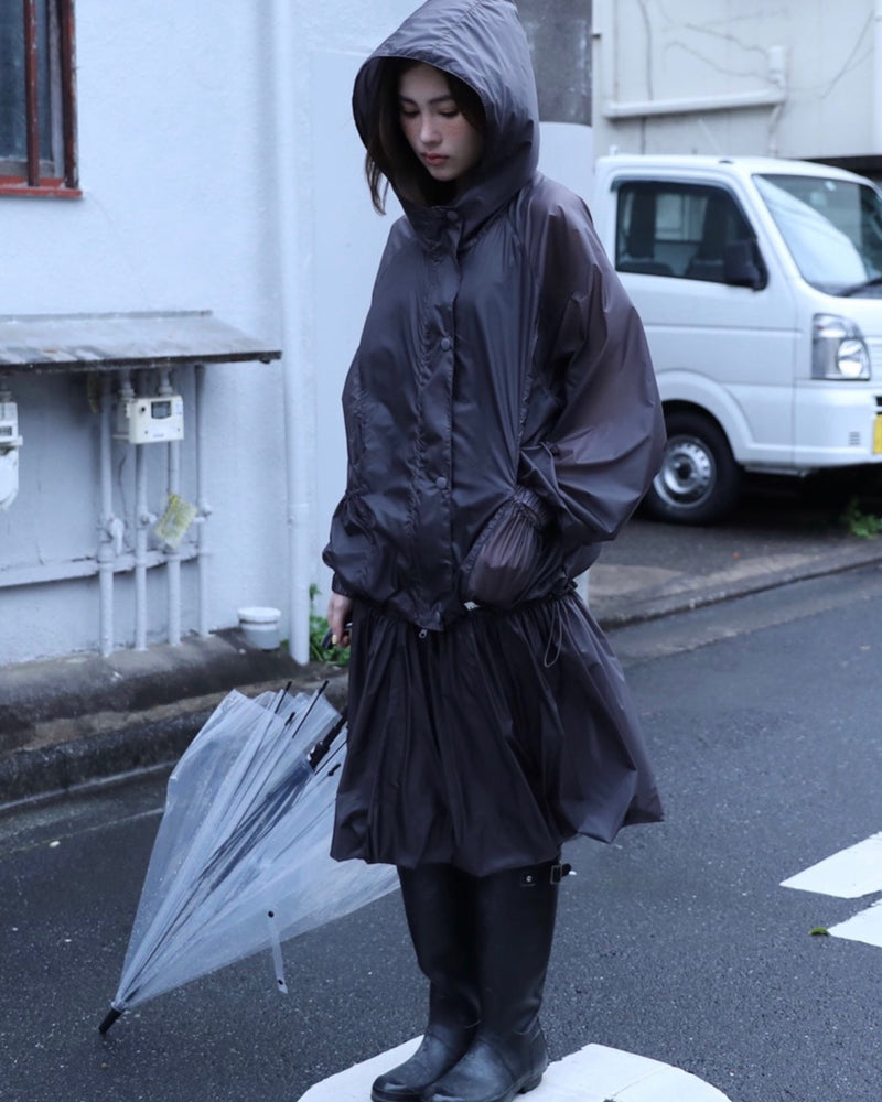 【Uglyshadow】SHINING RUFFLE WINDBREAKER JACKET