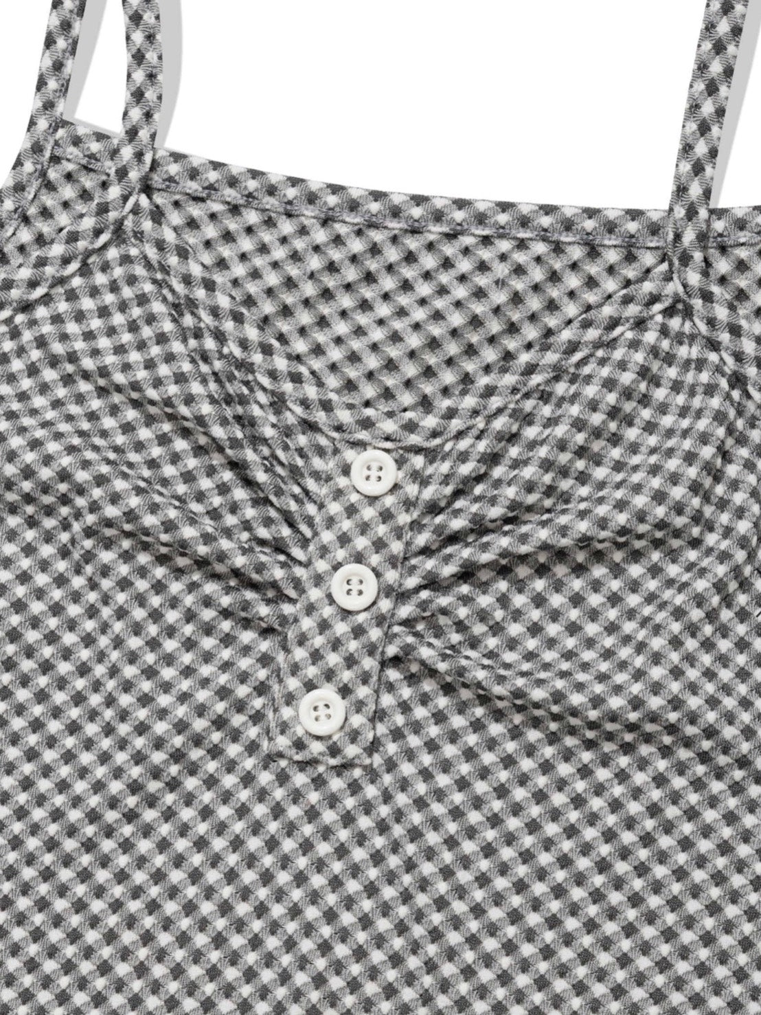 6/15 21:00発売【Uglyshadow】CHECKERED LACE SLEEVELESS 2