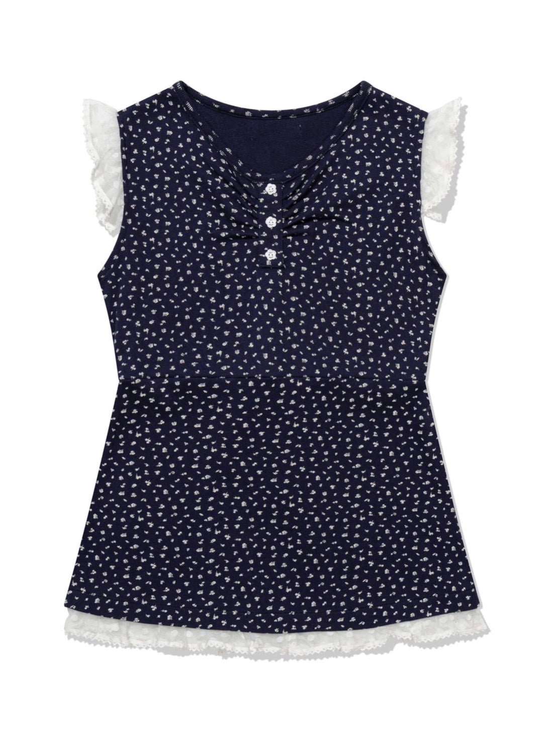 6/15 21:00 発売【Uglyshadow】FLOWER LACE SLEEVELESS 2