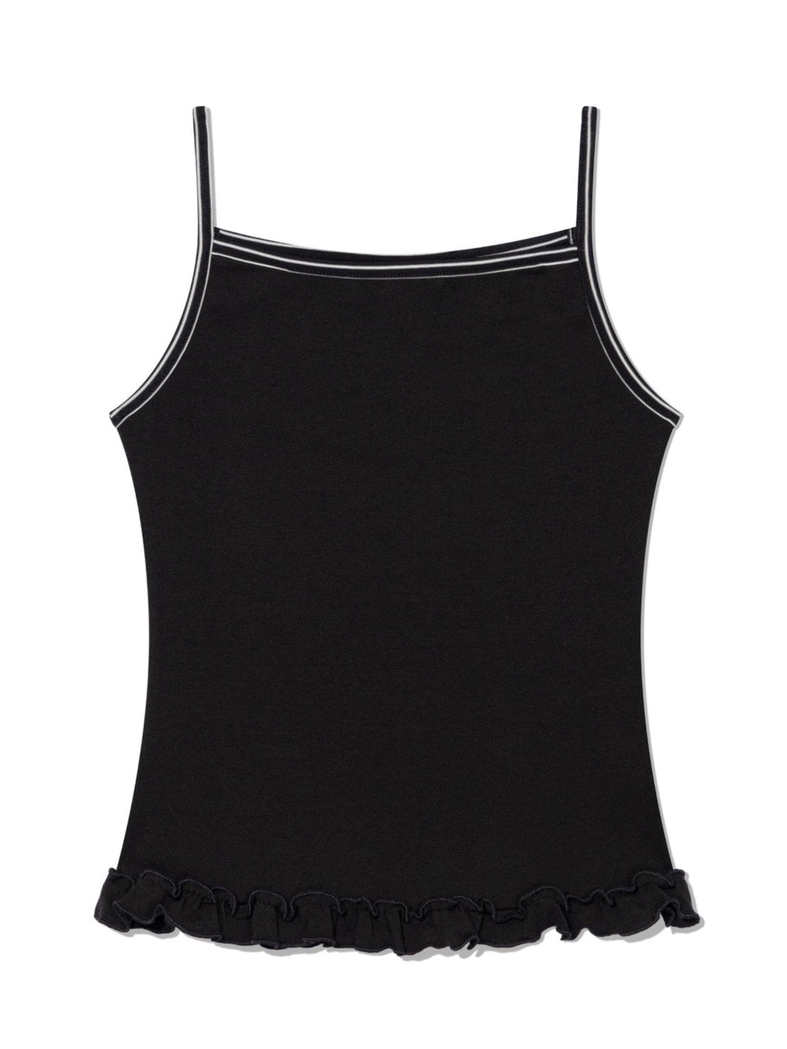 6/15 21:00発売【Uglyshadow】ST FRILL CONTRAST SLEEVELESS