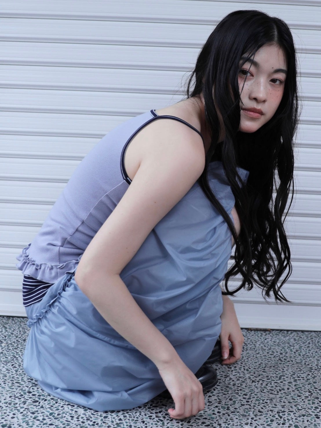 6/15 21:00発売【Uglyshadow】ST FRILL CONTRAST SHORTS