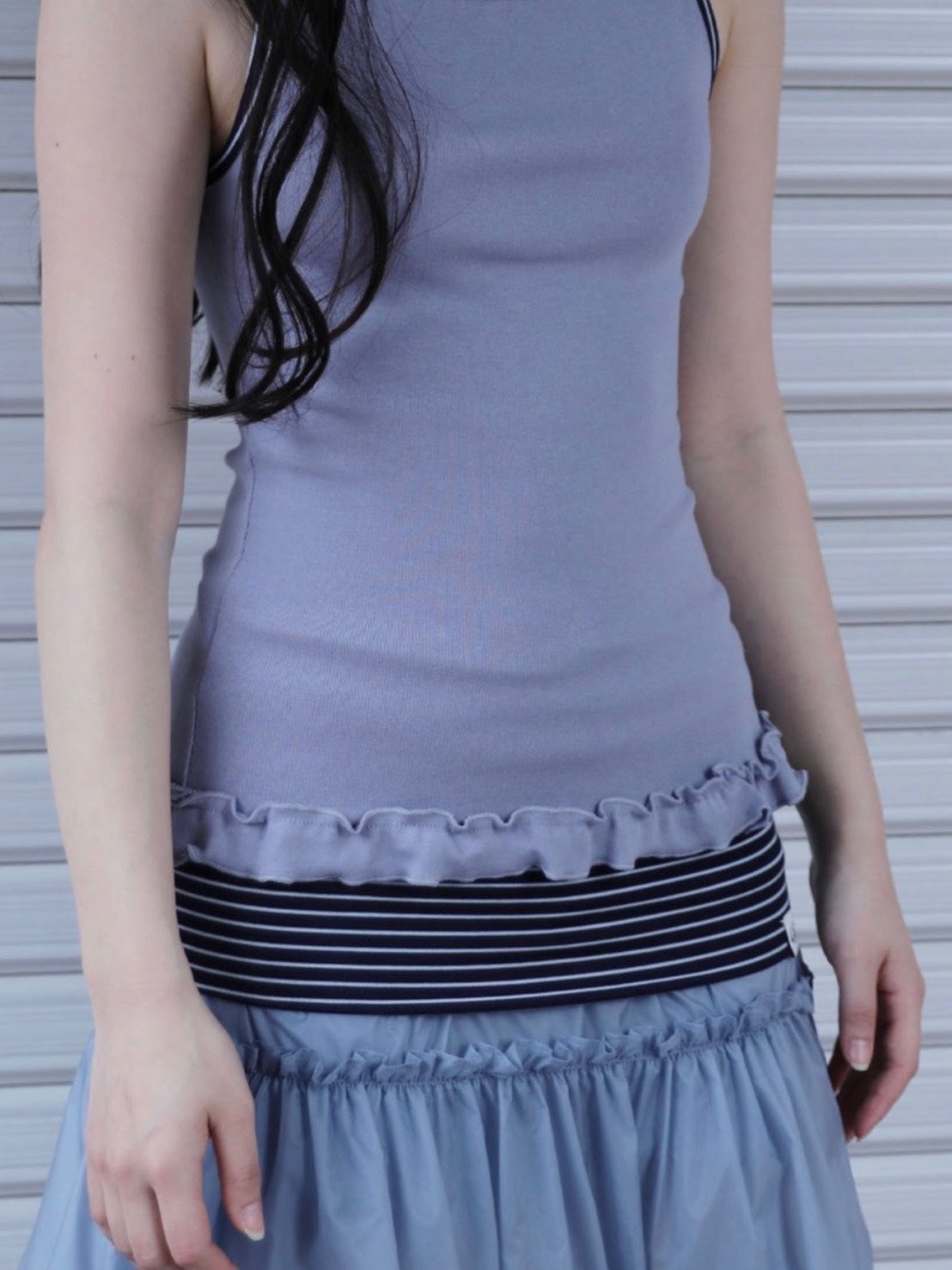 6/15 21:00発売【Uglyshadow】ST FRILL CONTRAST SHORTS