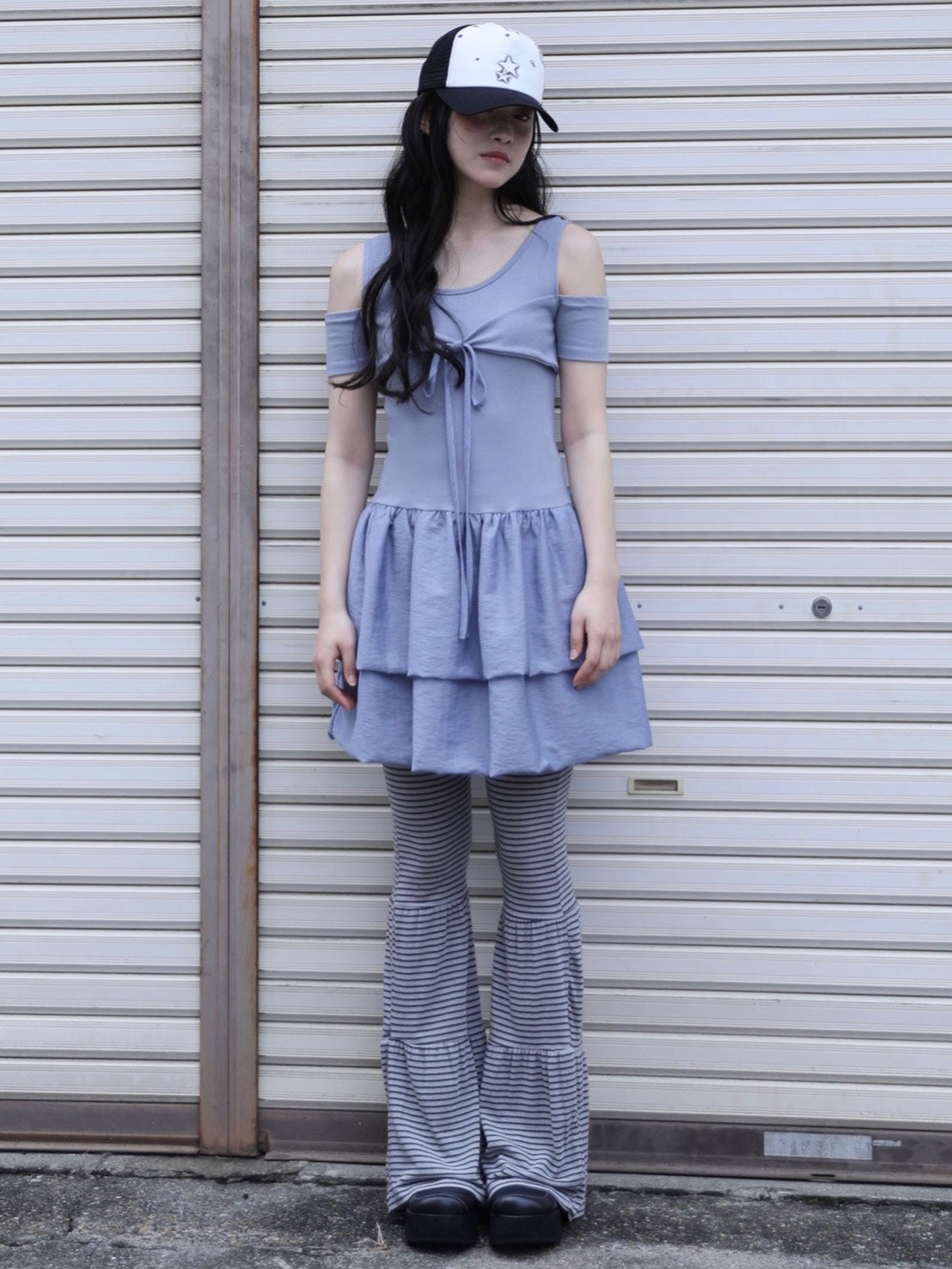 6/15 21:00発売【Uglyshadow】CANCAN PUMPKIN RIBBON DRESS