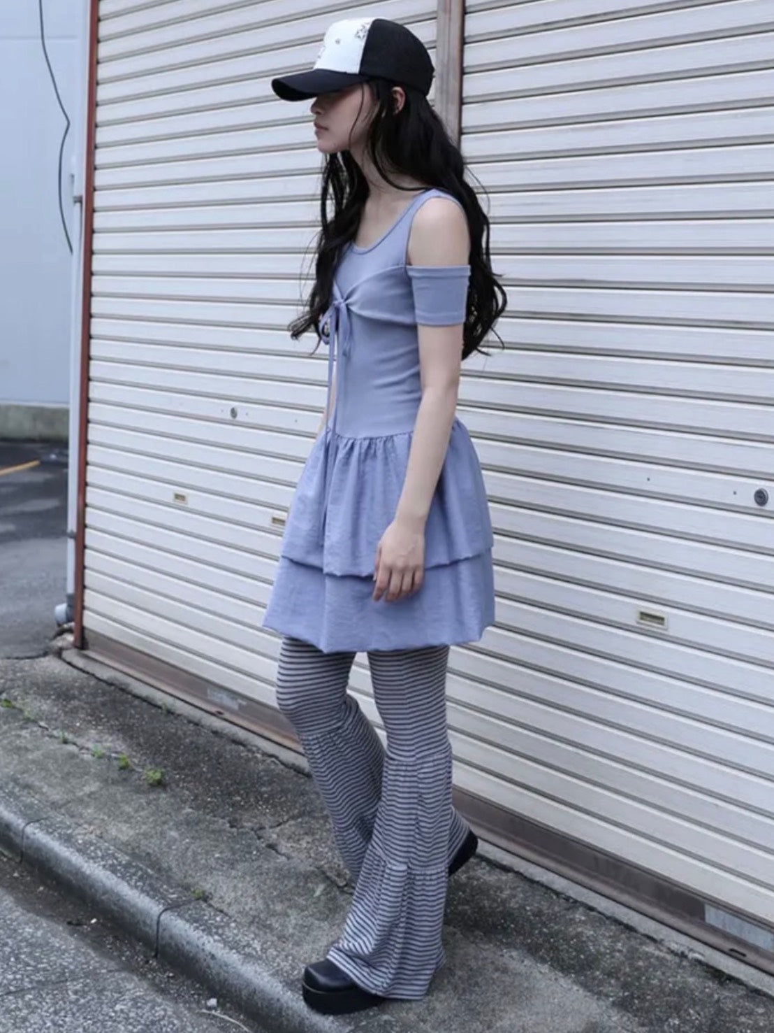 6/15 21:00発売【Uglyshadow】CANCAN PUMPKIN RIBBON DRESS