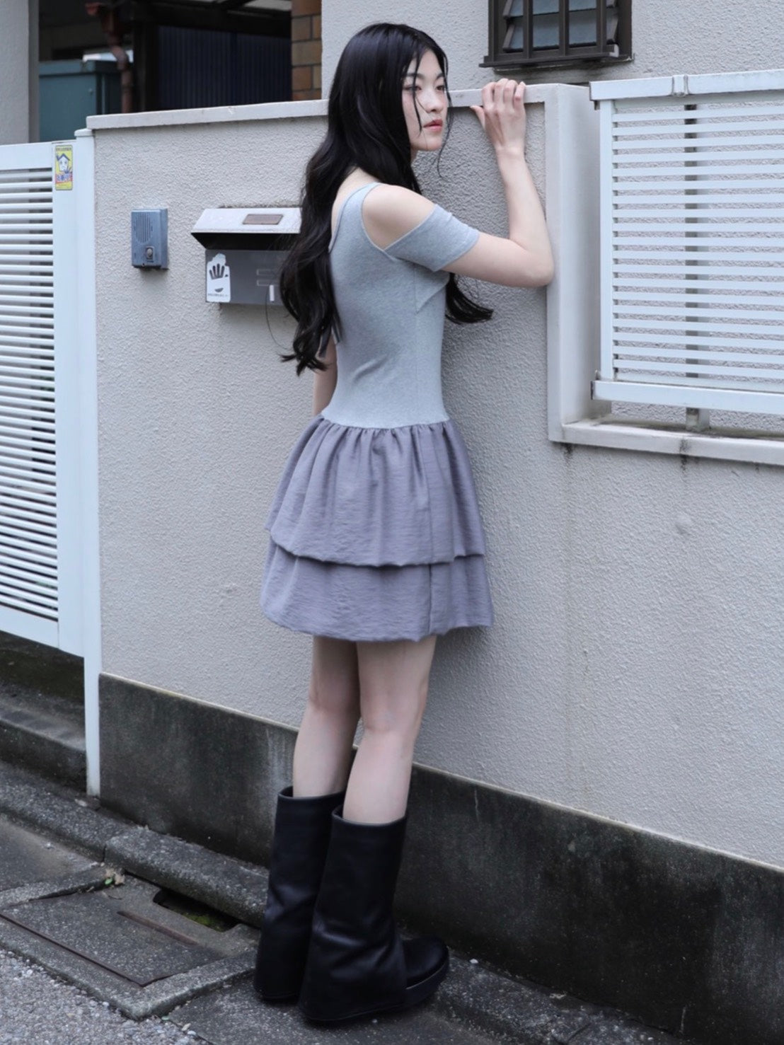 6/15 21:00発売【Uglyshadow】CANCAN PUMPKIN RIBBON DRESS