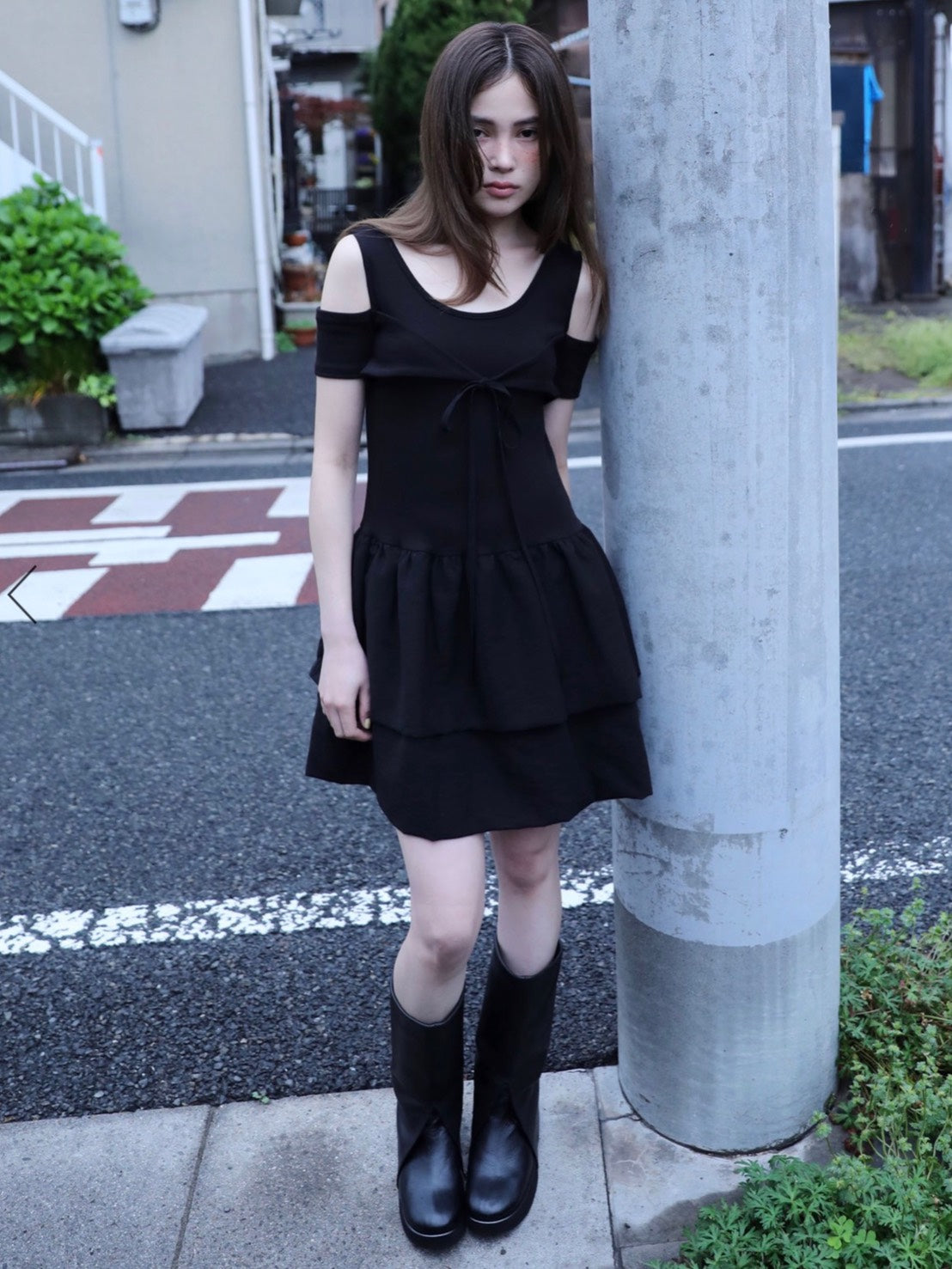 6/15 21:00発売【Uglyshadow】CANCAN PUMPKIN RIBBON DRESS
