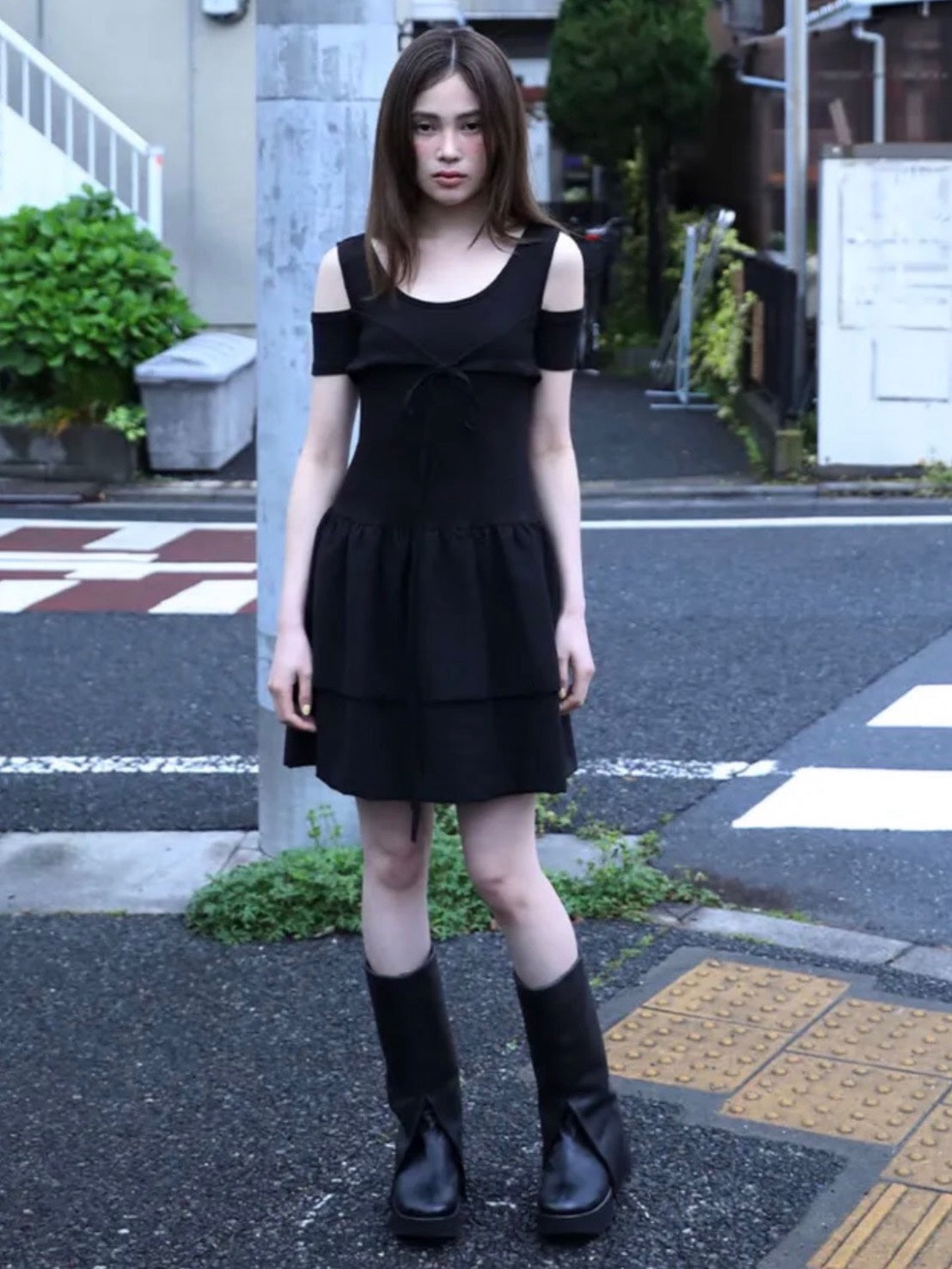 6/15 21:00発売【Uglyshadow】CANCAN PUMPKIN RIBBON DRESS