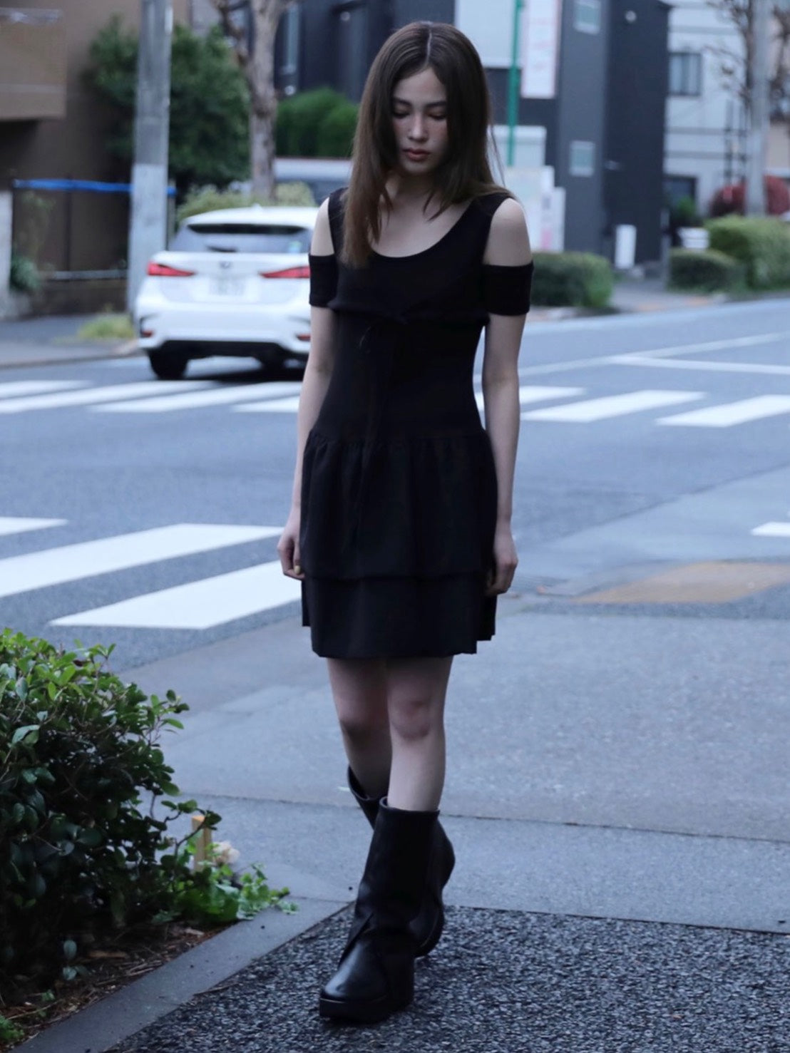 6/15 21:00発売【Uglyshadow】CANCAN PUMPKIN RIBBON DRESS