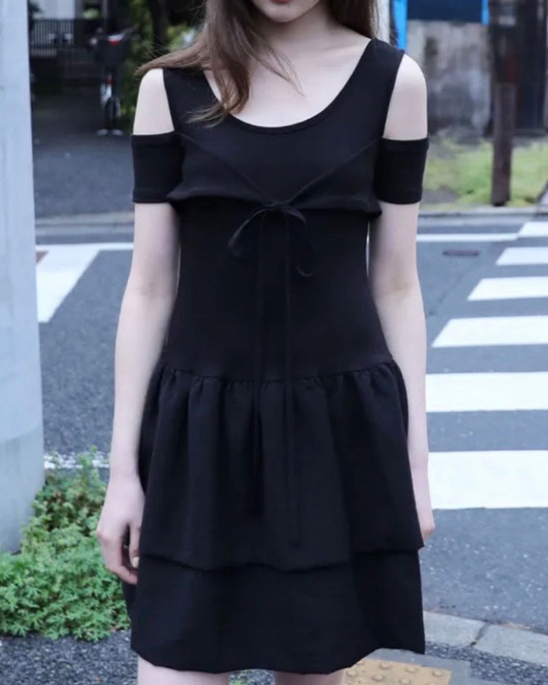 【Uglyshadow】CANCAN PUMPKIN RIBBON DRESS
