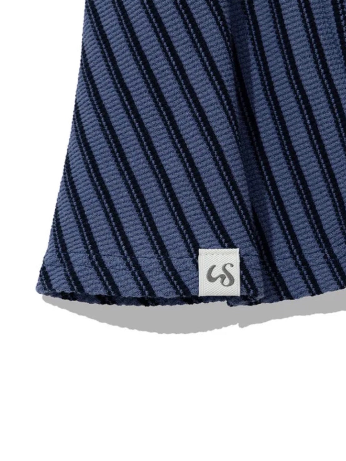 6/15 21:00発売【Uglyshadow】STRIPE SHIRRING FLARE TOP