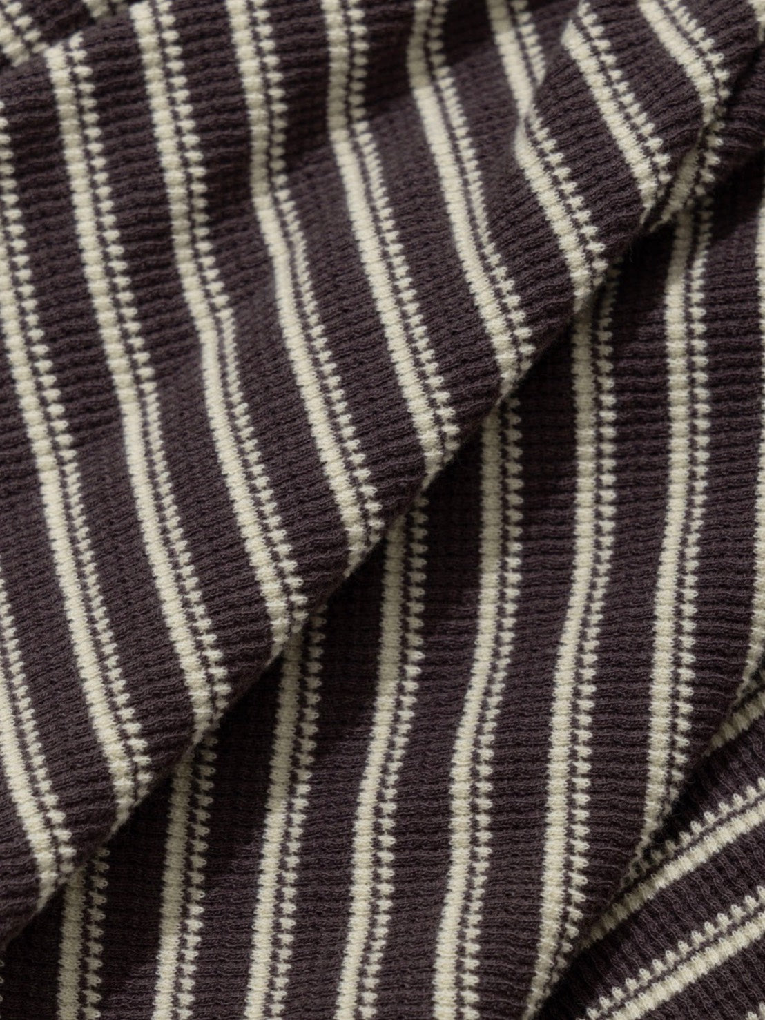 6/15 21:00発売【Uglyshadow】STRIPE SHIRRING FLARE TOP