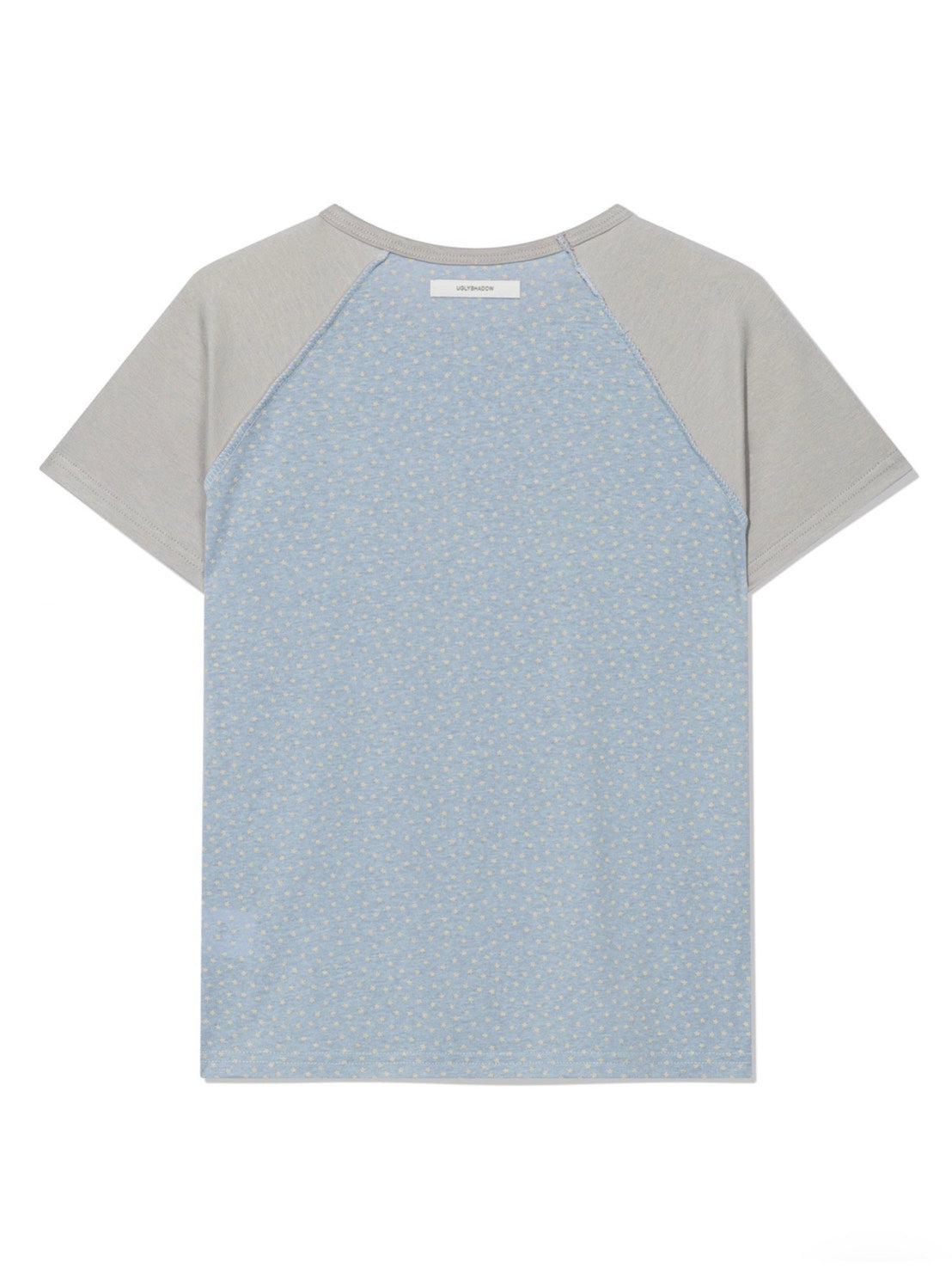 6/15 21:00発売【Uglyshadow】STAR CONTRAST RAGLAN T-SHIRT