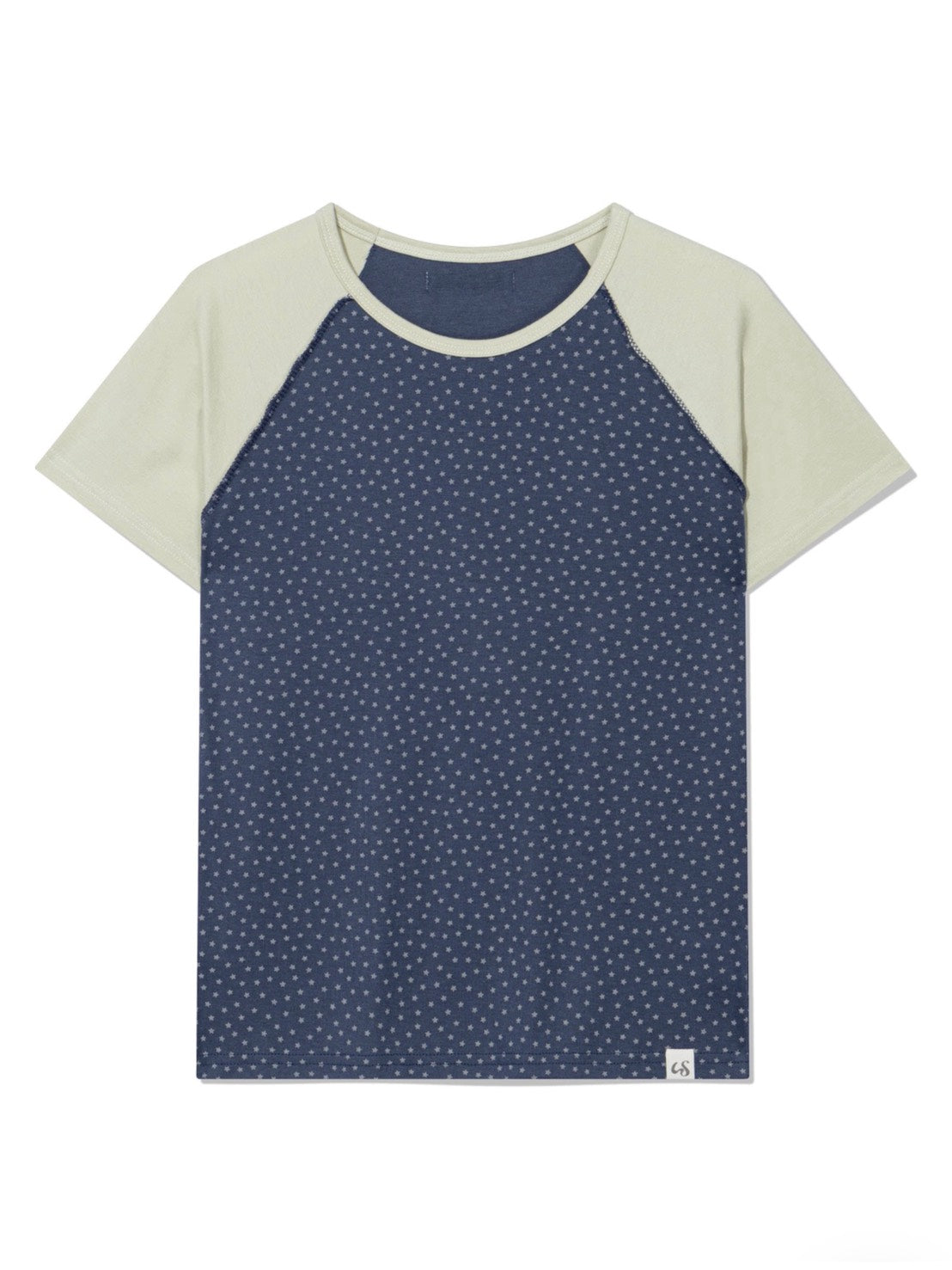 6/15 21:00発売【Uglyshadow】STAR CONTRAST RAGLAN T-SHIRT
