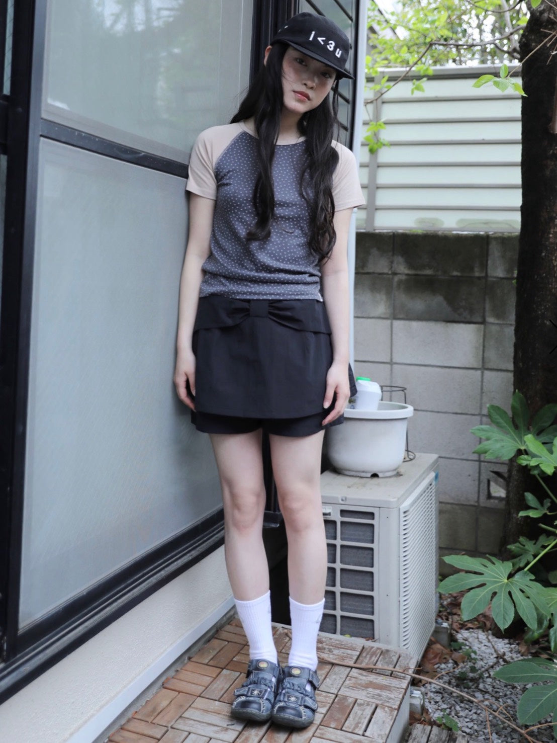 6/15 21:00発売【Uglyshadow】STAR CONTRAST RAGLAN T-SHIRT