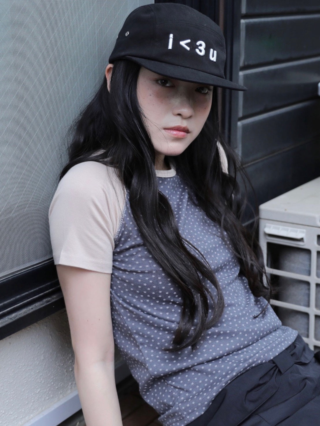 6/15 21:00発売【Uglyshadow】STAR CONTRAST RAGLAN T-SHIRT