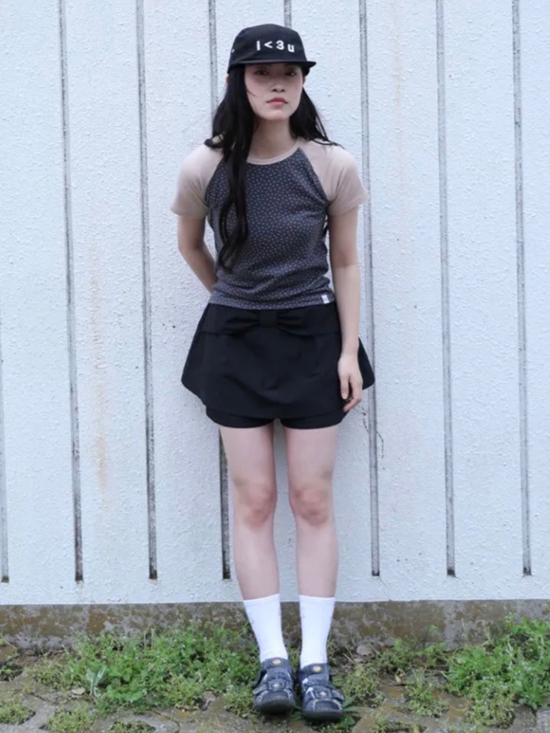 6/15 21:00発売【Uglyshadow】STAR CONTRAST RAGLAN T-SHIRT