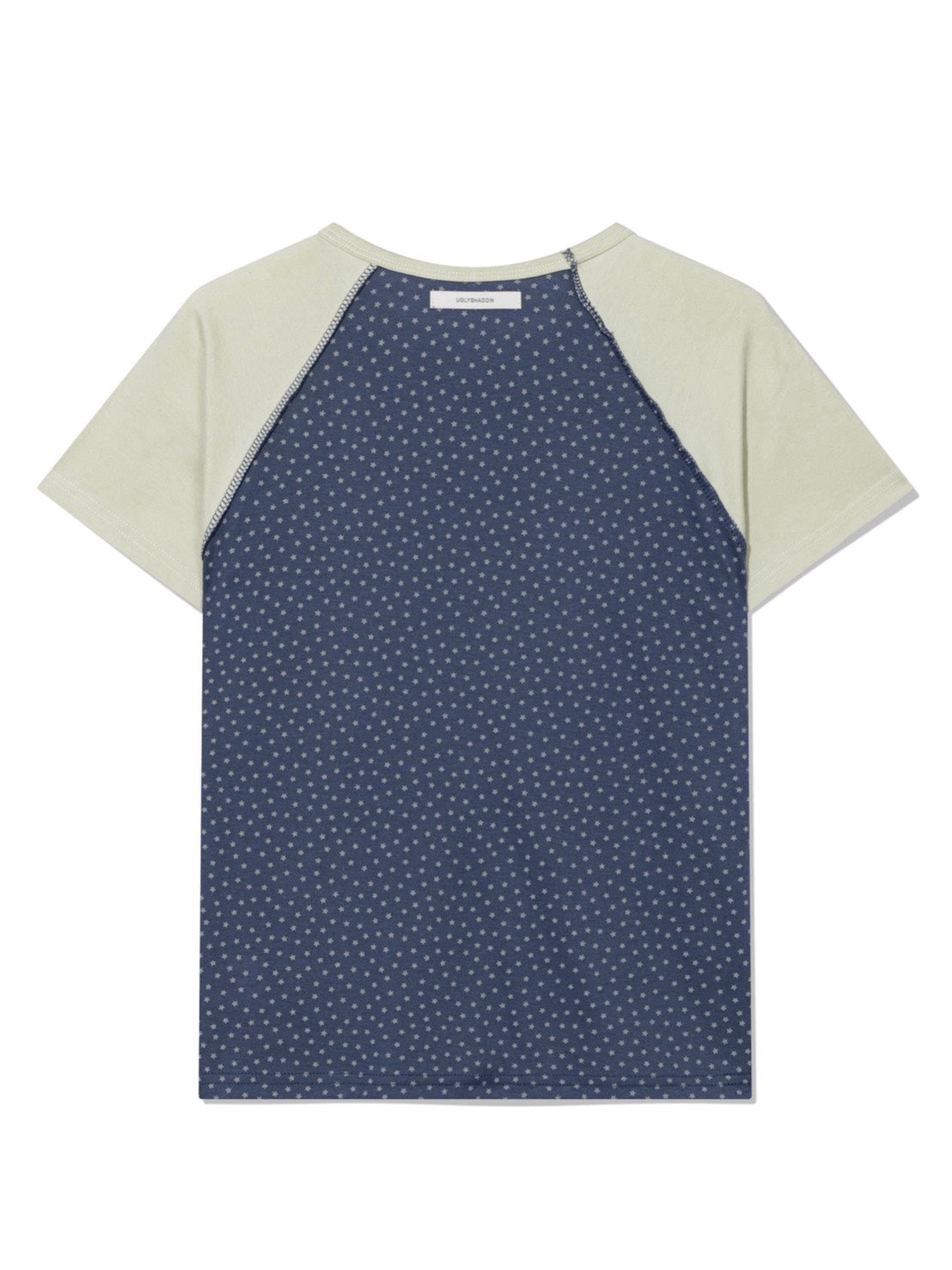 6/15 21:00発売【Uglyshadow】STAR CONTRAST RAGLAN T-SHIRT