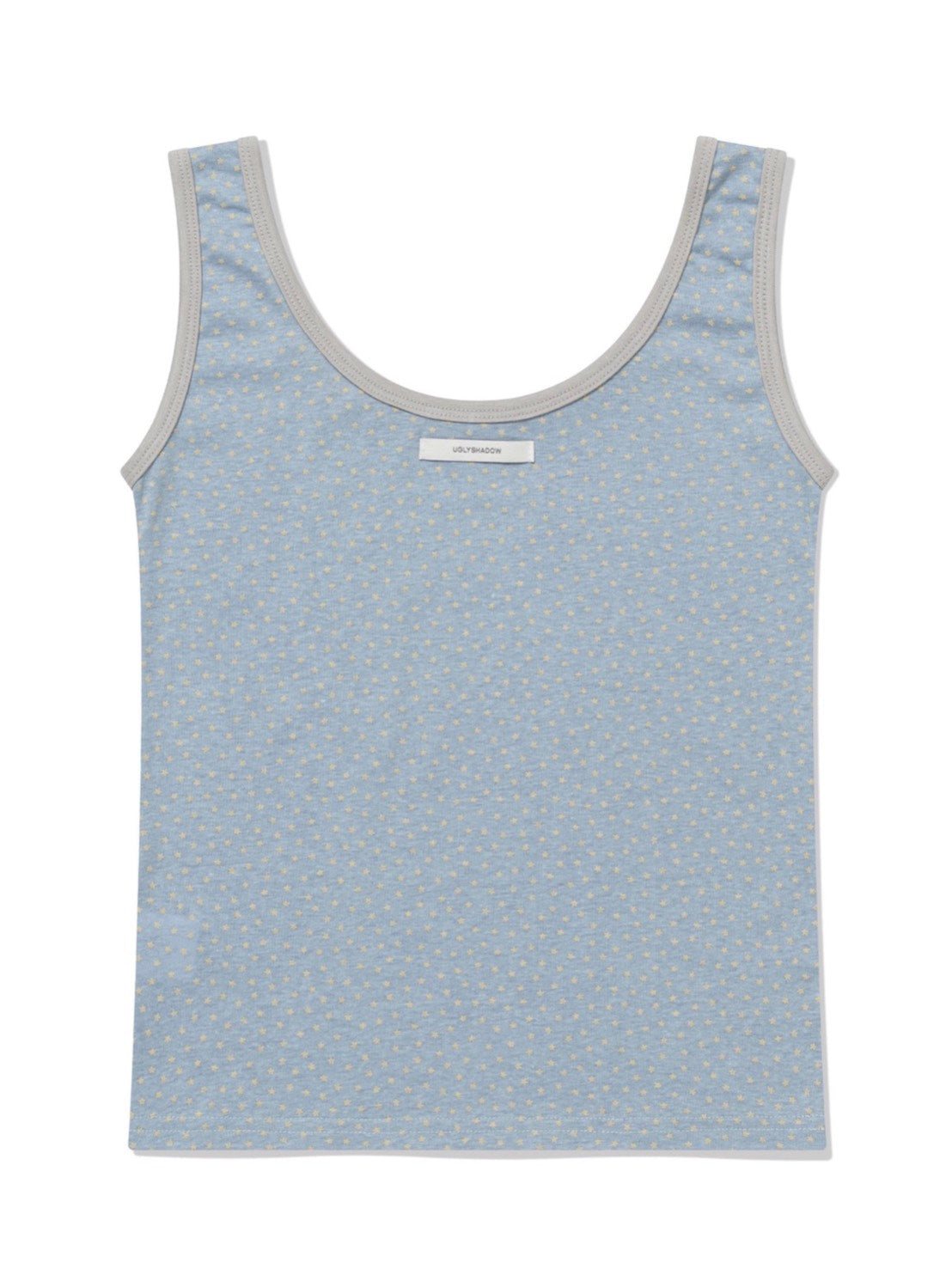 6/15 21:00発売【Uglyshadow】STAR CONTRAST SLEEVELESS