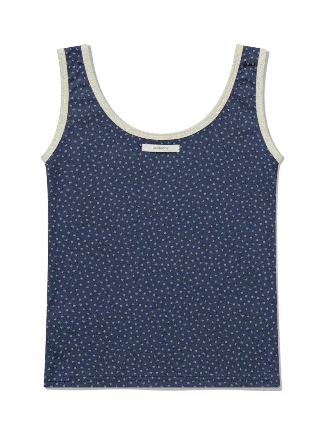 6/15 21:00発売【Uglyshadow】STAR CONTRAST SLEEVELESS