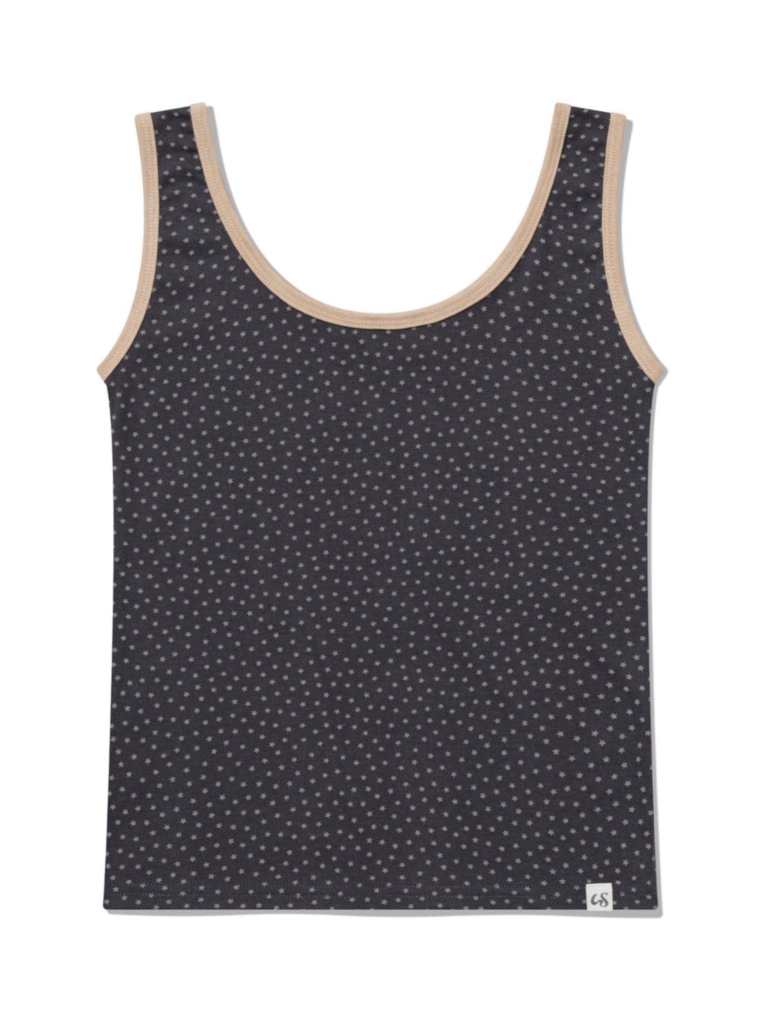 6/15 21:00発売【Uglyshadow】STAR CONTRAST SLEEVELESS