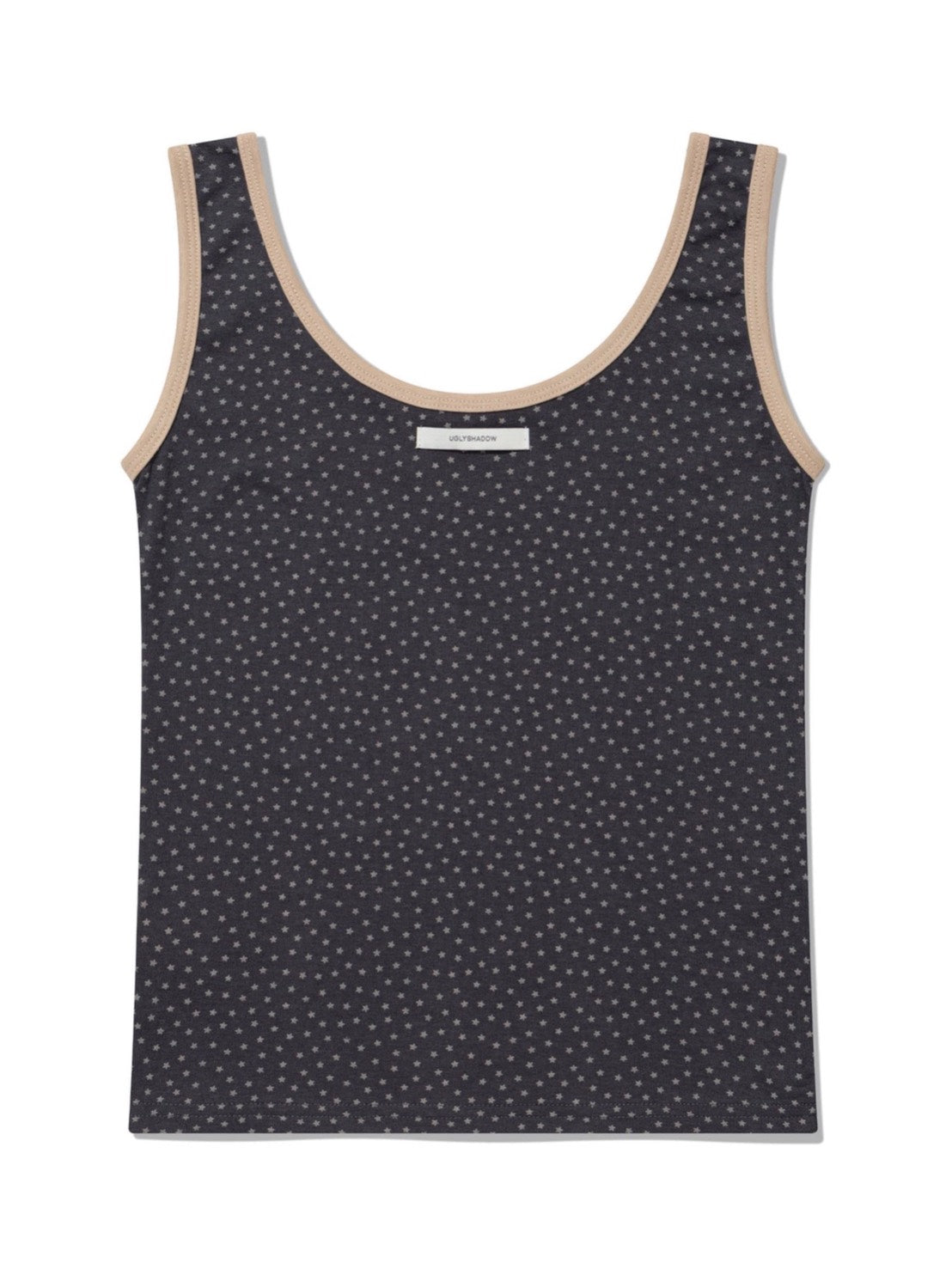 6/15 21:00発売【Uglyshadow】STAR CONTRAST SLEEVELESS