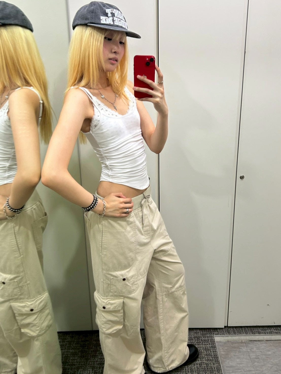 【runningHIGH】BRALETTE LAYERED SLEEVELESS TOP