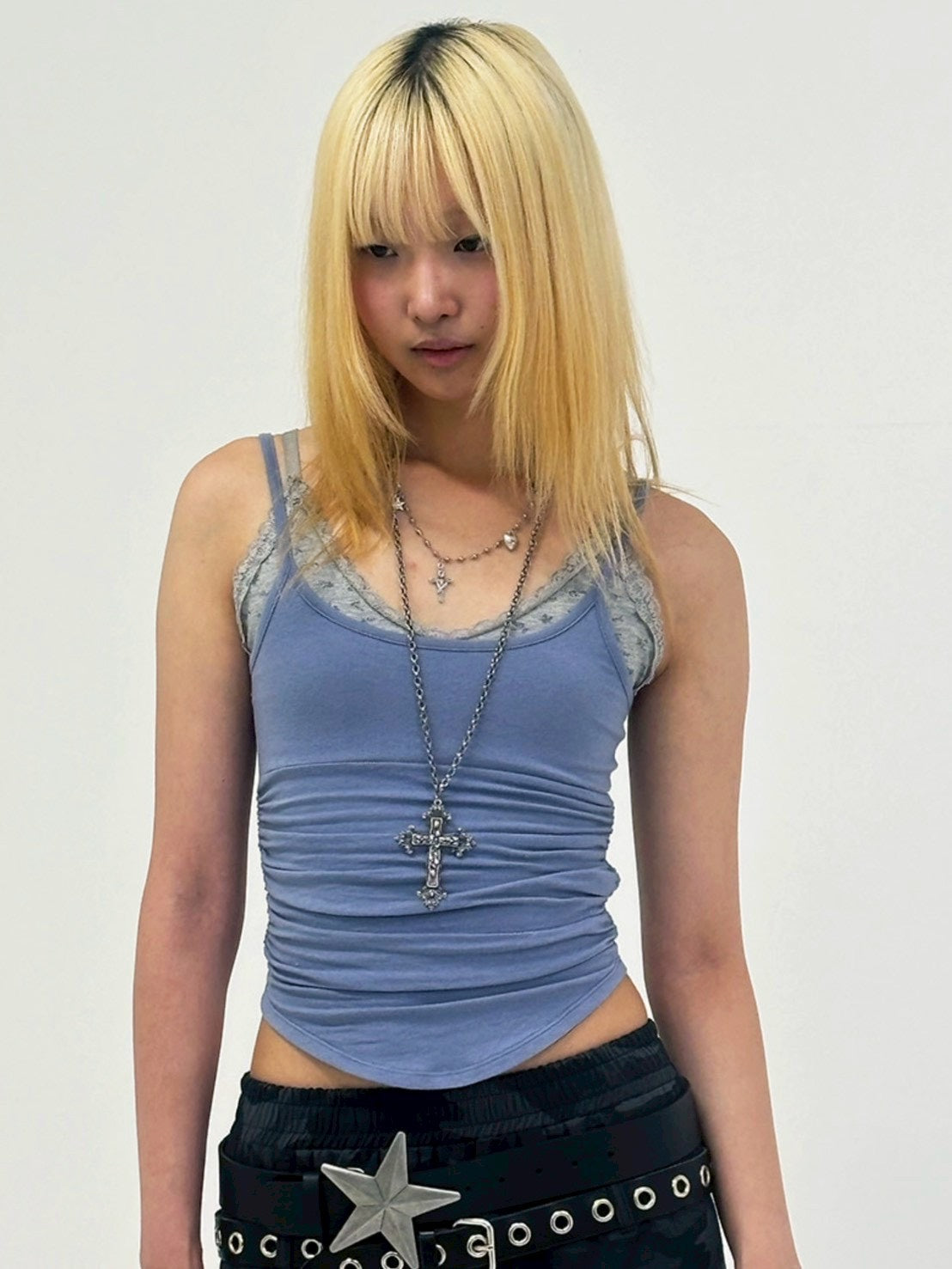【runningHIGH】BRALETTE LAYERED SLEEVELESS TOP