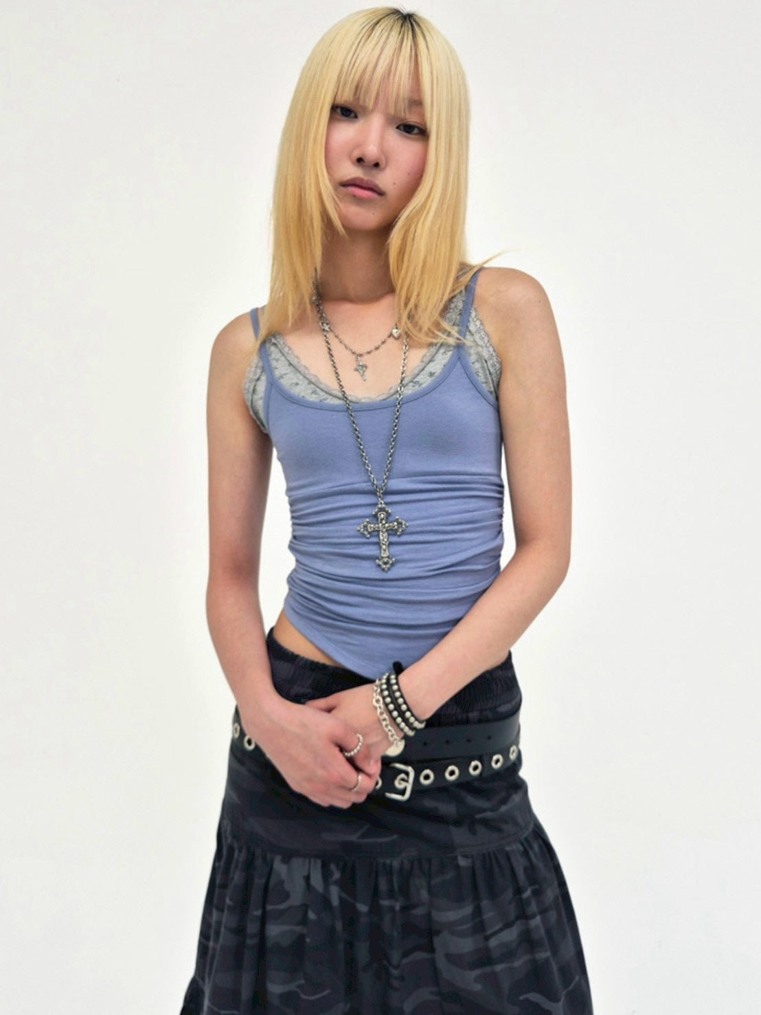 【runningHIGH】BRALETTE LAYERED SLEEVELESS TOP