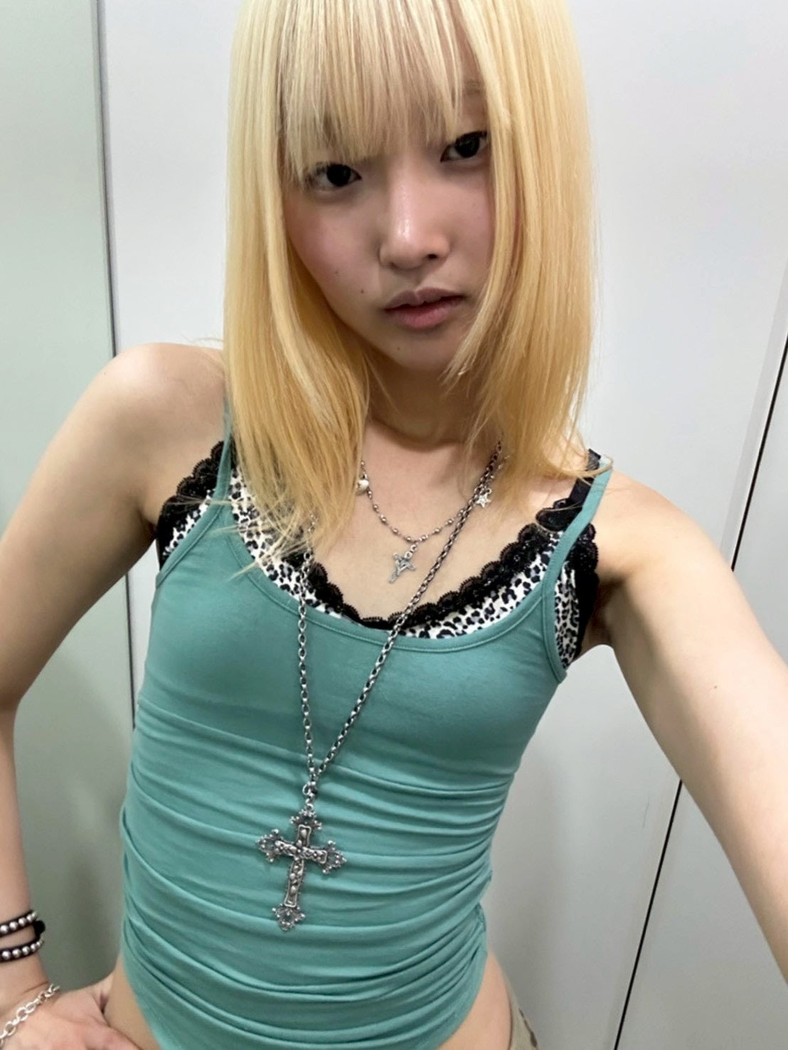 【runningHIGH】BRALETTE LAYERED SLEEVELESS TOP