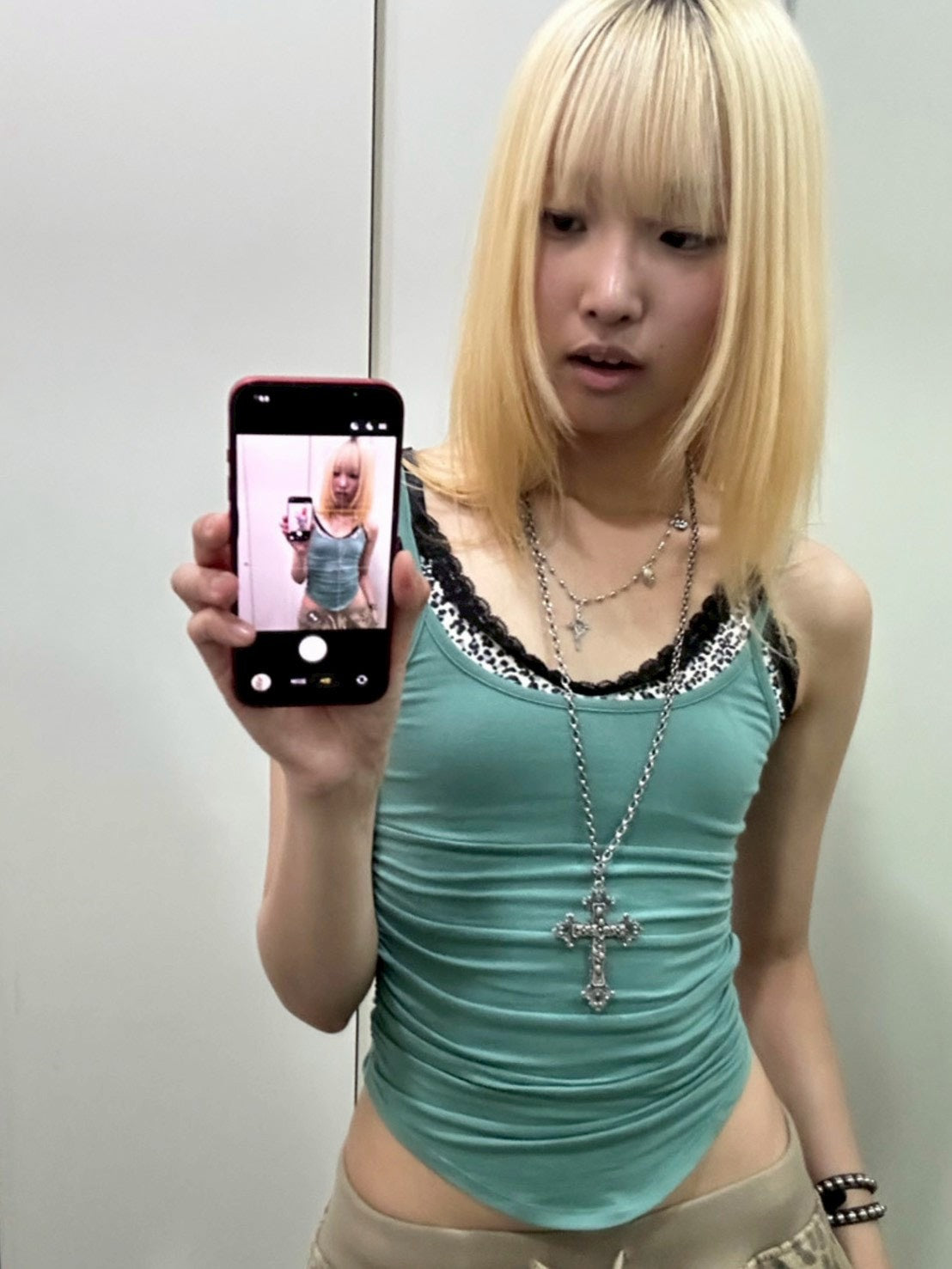 【runningHIGH】BRALETTE LAYERED SLEEVELESS TOP