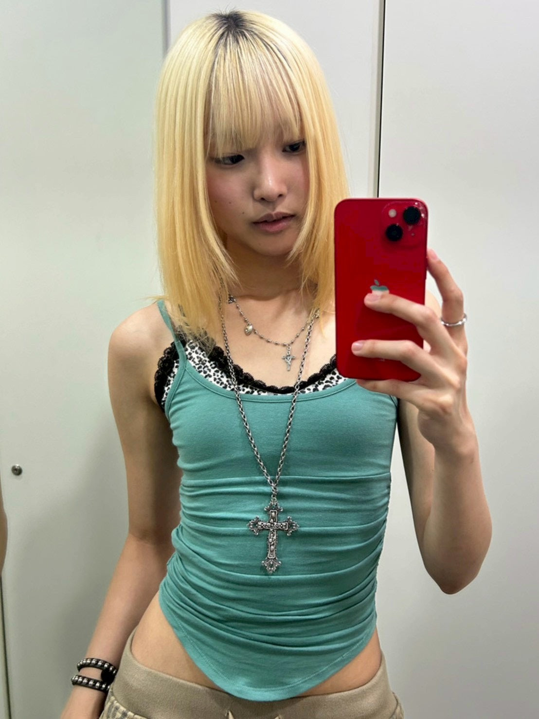 【runningHIGH】BRALETTE LAYERED SLEEVELESS TOP