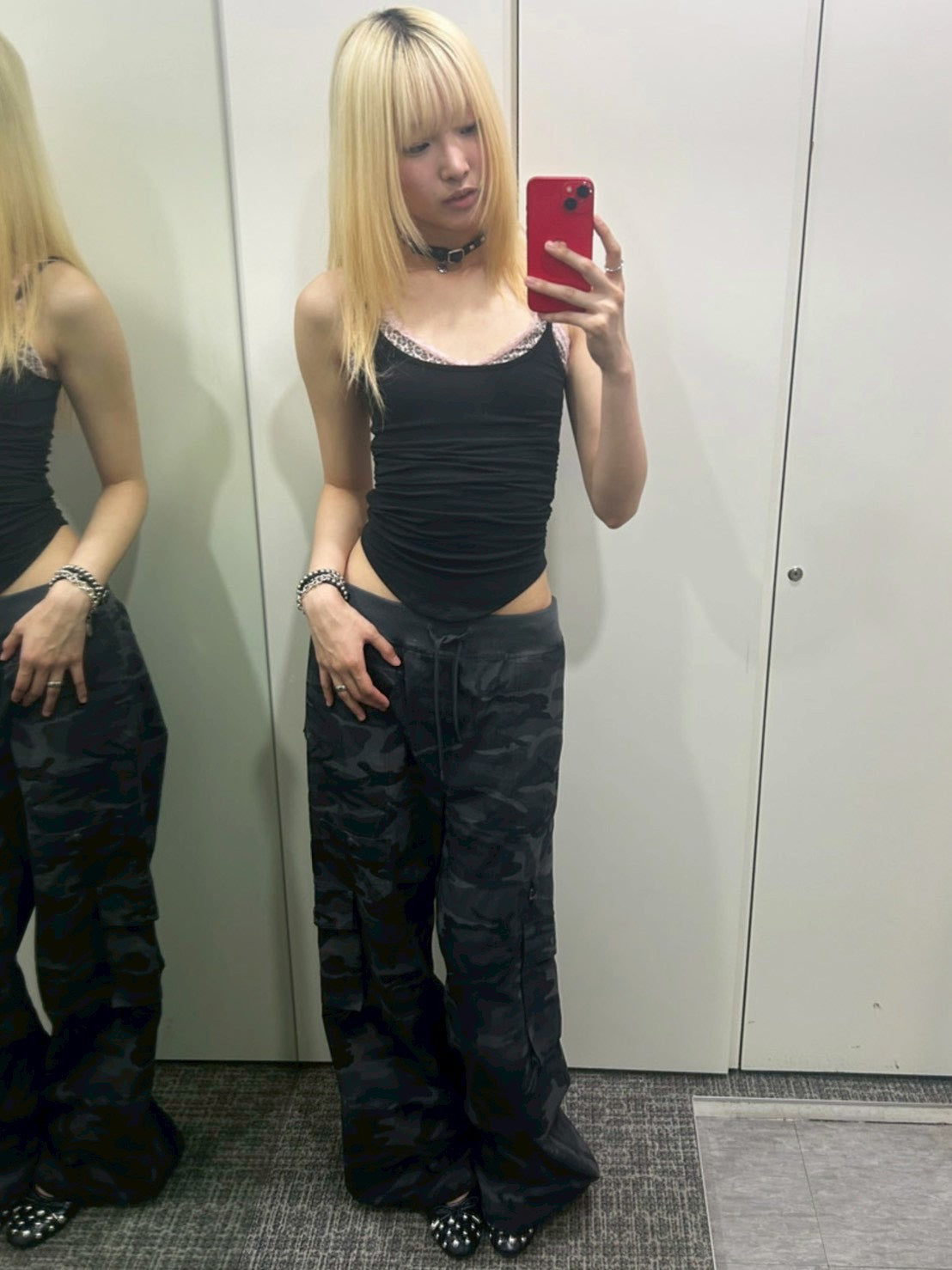 【runningHIGH】BRALETTE LAYERED SLEEVELESS TOP