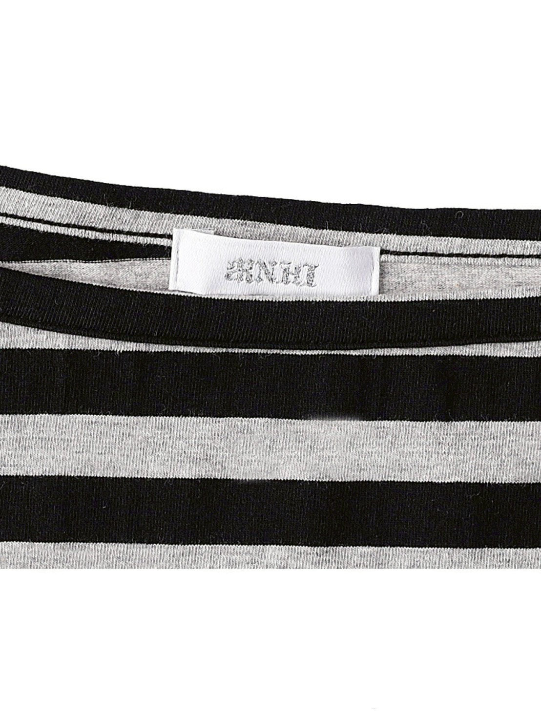 【runningHIGH】STRIPE ONE SHOULDER H/S TEE