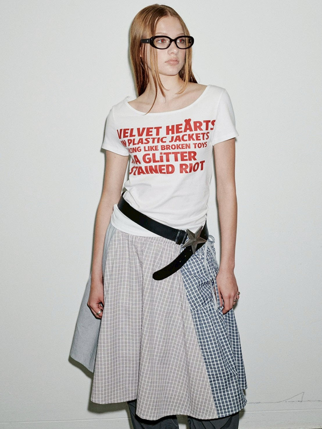 【runningHIGH】LETTERING SLIM H/S TEE