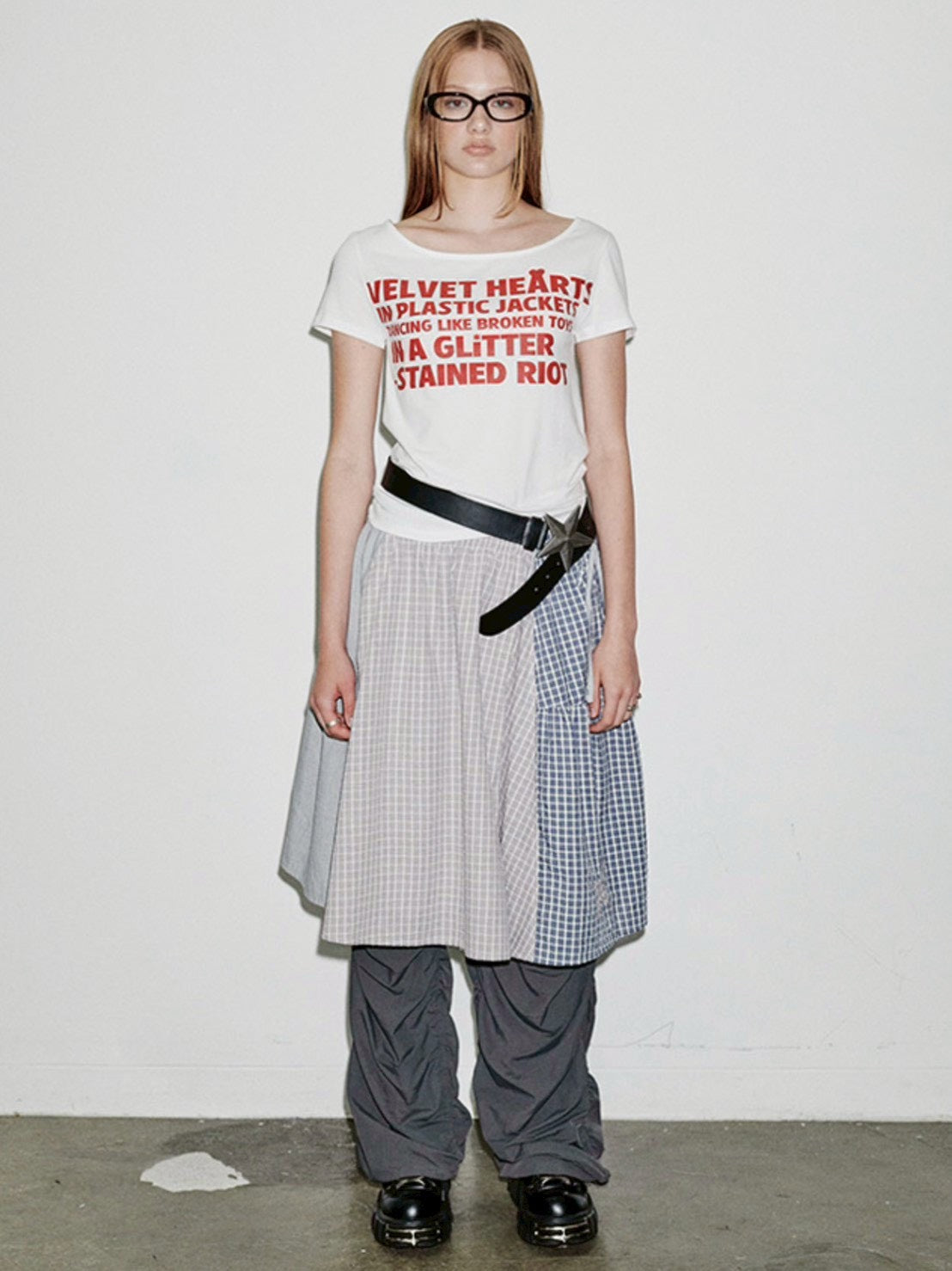 【runningHIGH】LETTERING SLIM H/S TEE