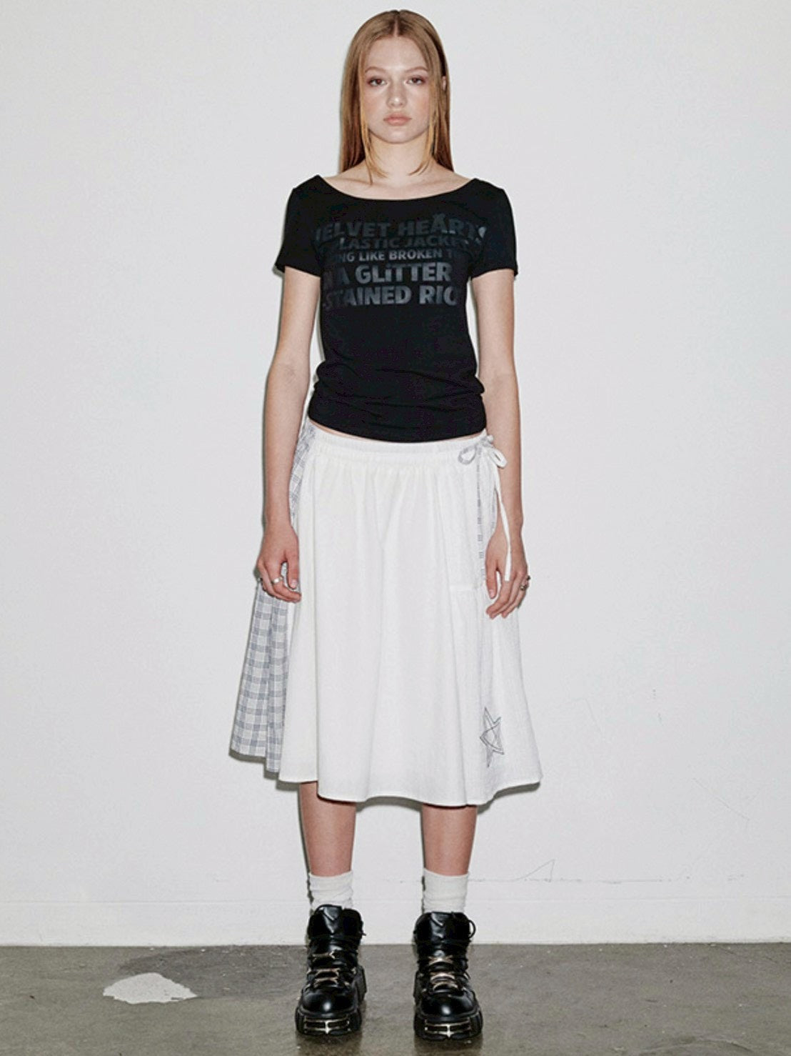 【runningHIGH】LETTERING SLIM H/S TEE