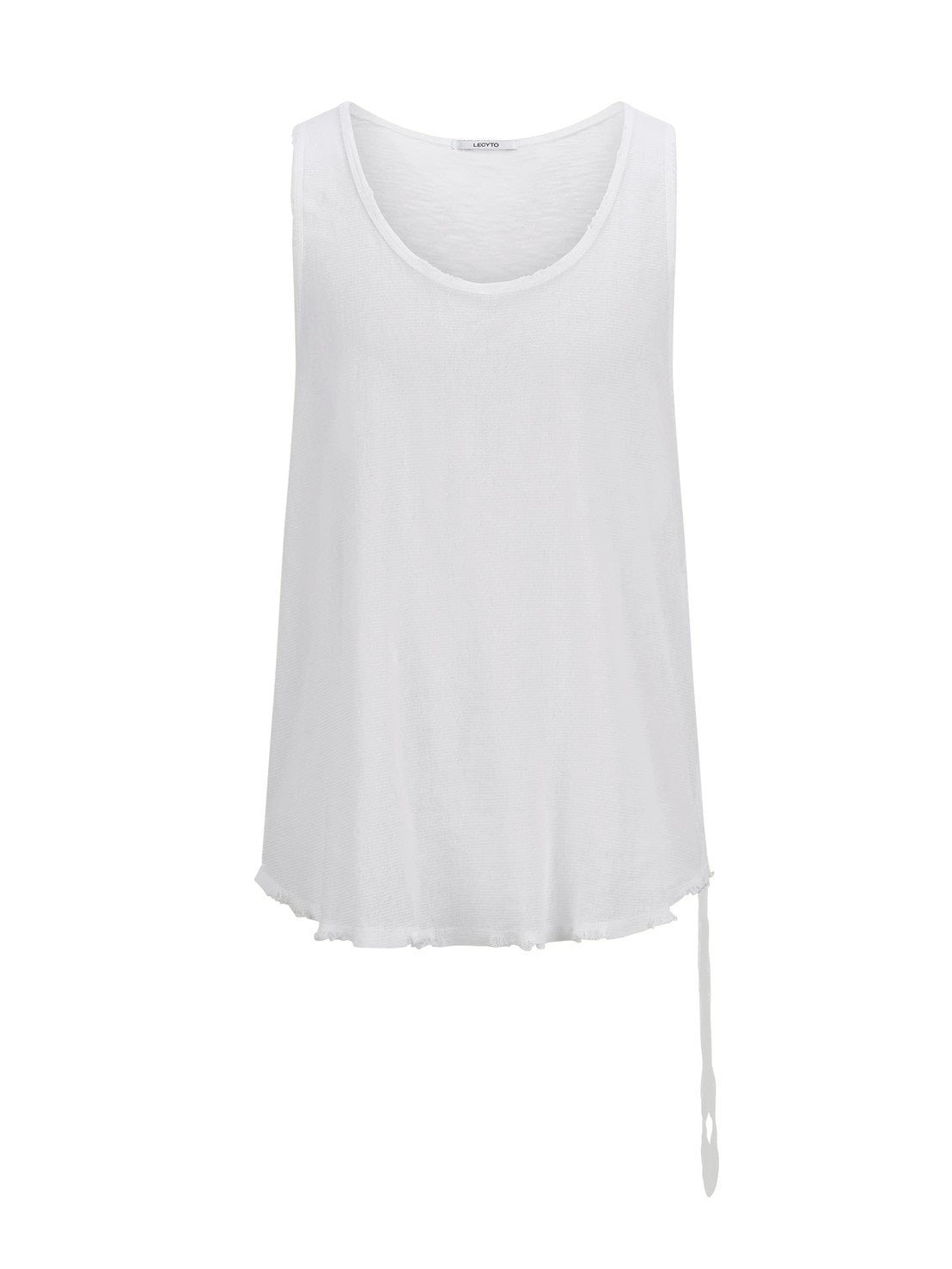 【LECYTO】Layered Shirring Sleeveless