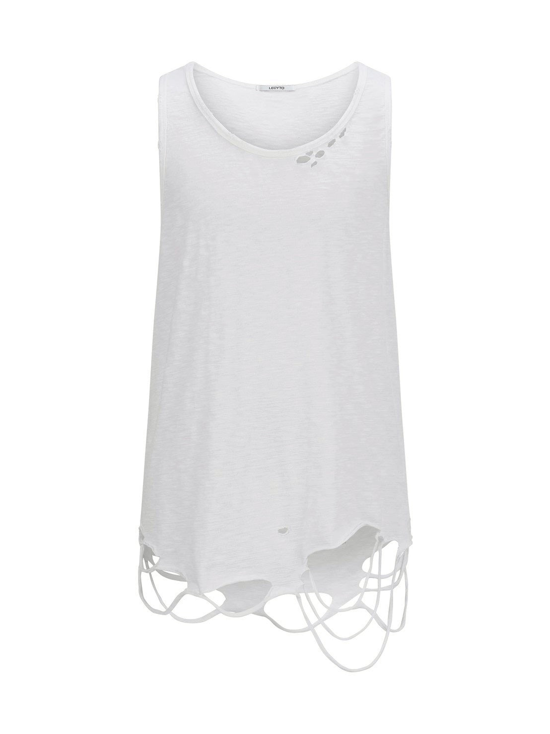 【LECYTO】Layered Shirring Sleeveless