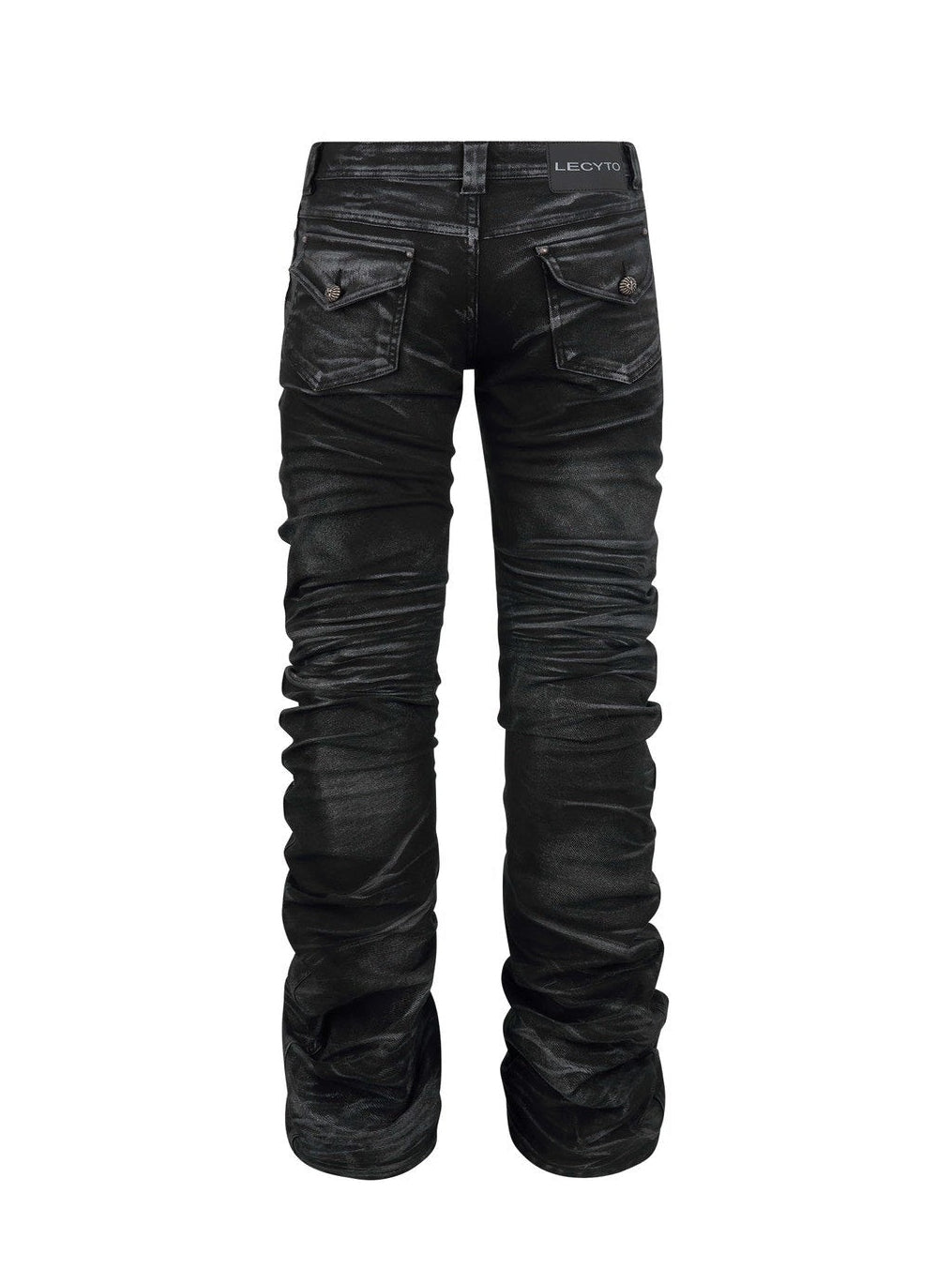 LECYTO】Shadow Washed Curved Denim Pants – PRESSING WEB SHOP