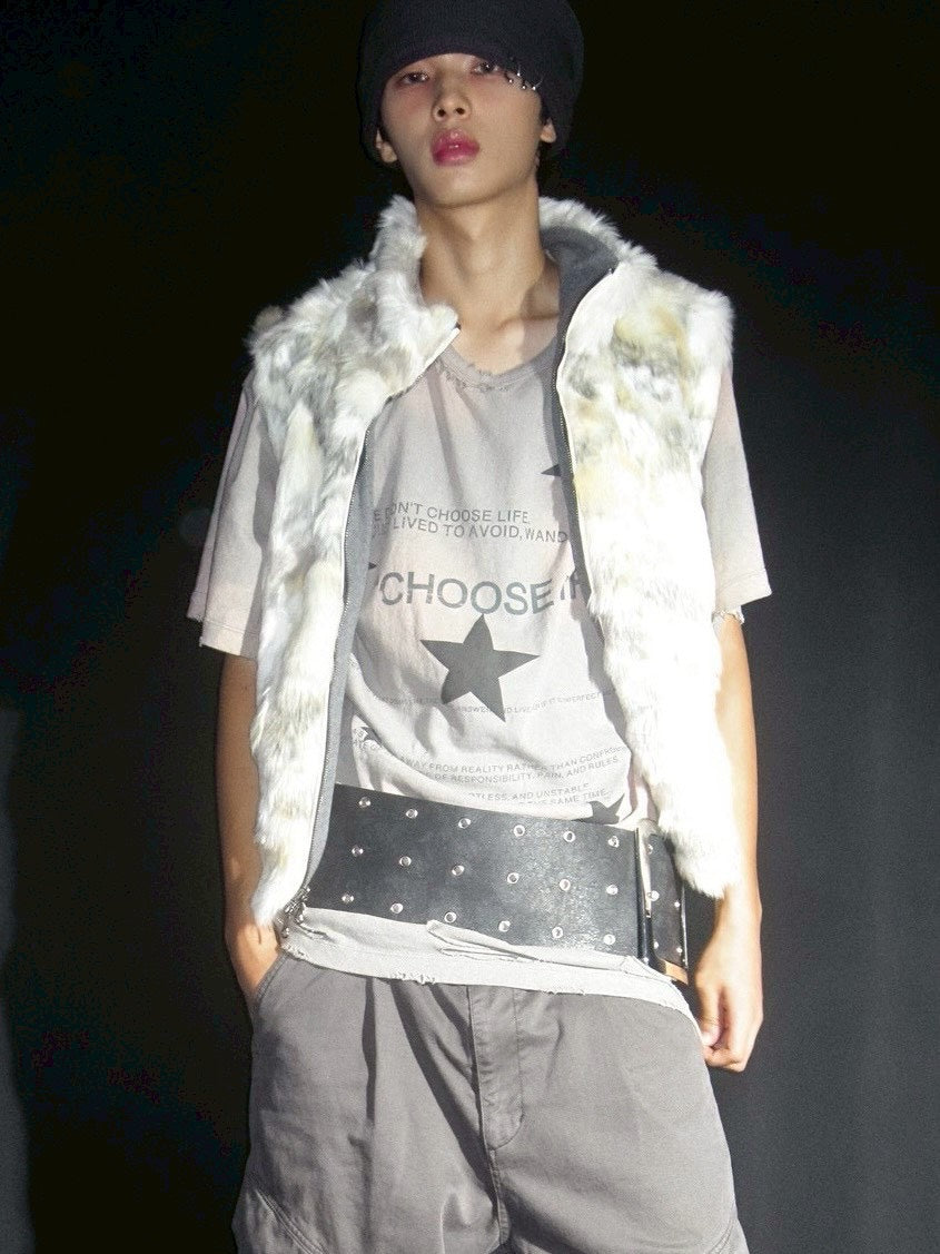 【LECYTO】Pierced Slouch Beanie