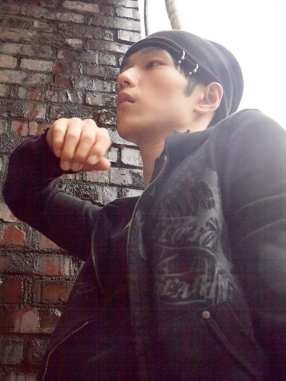 【LECYTO】Pierced Slouch Beanie
