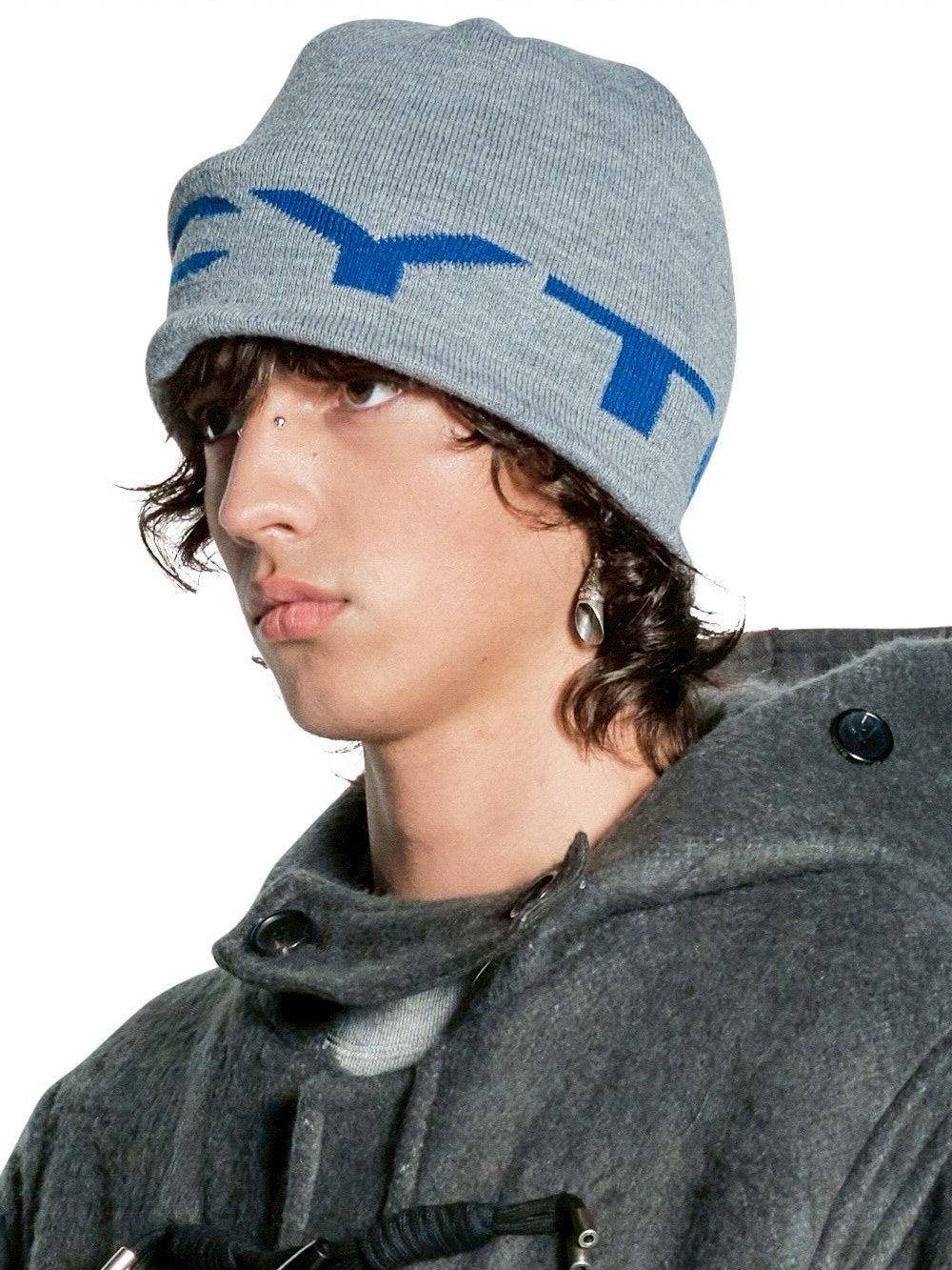 【LECYTO】Logo Jacquard Beanie