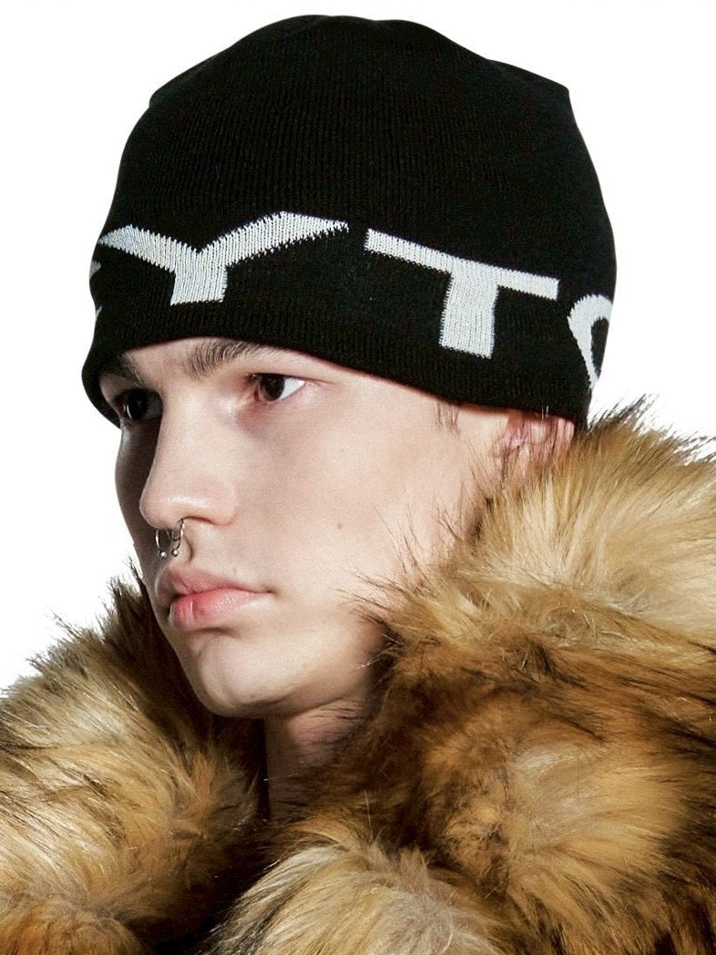 【LECYTO】Logo Jacquard Beanie