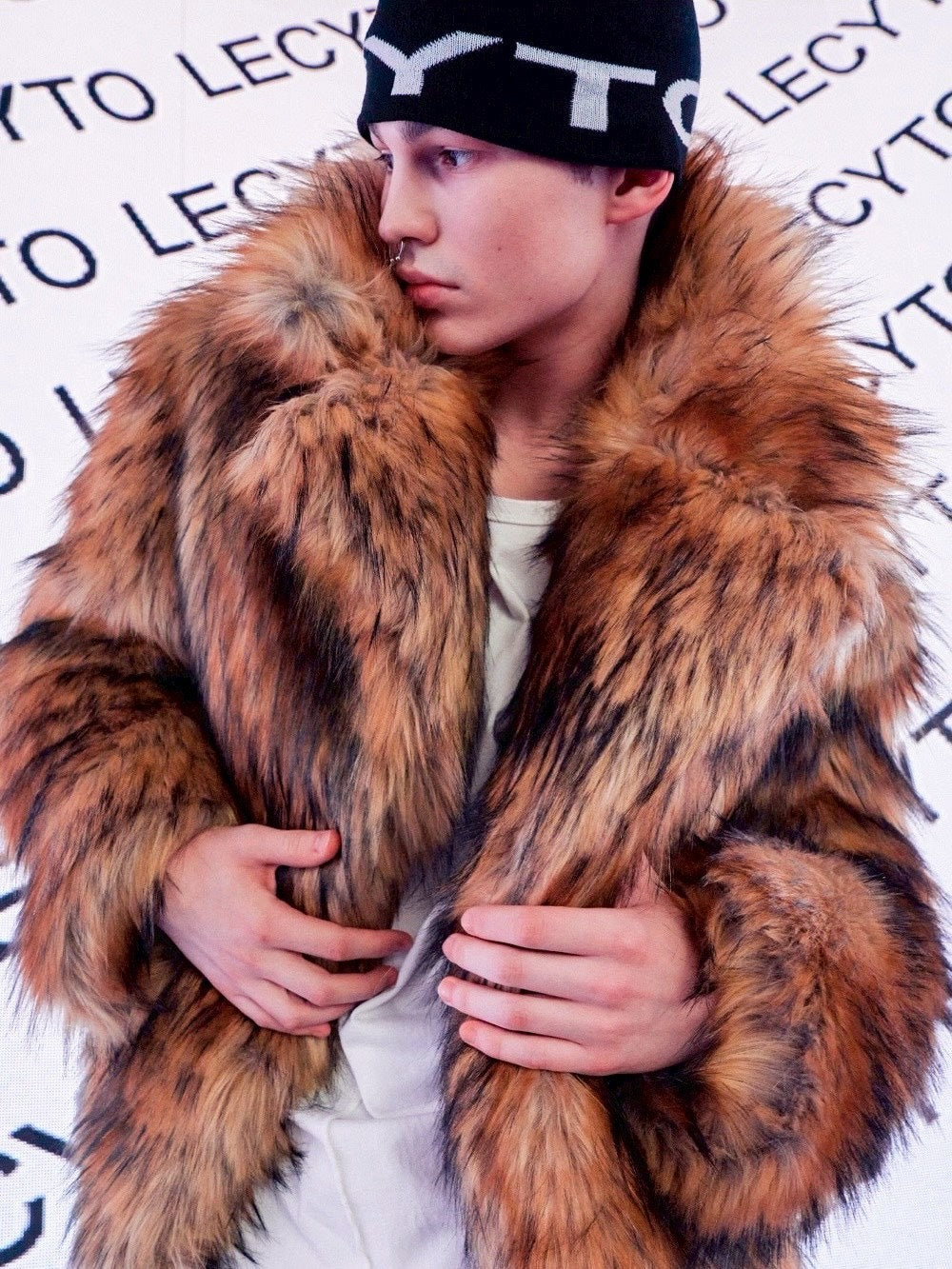 【LECYTO】Logo Jacquard Beanie