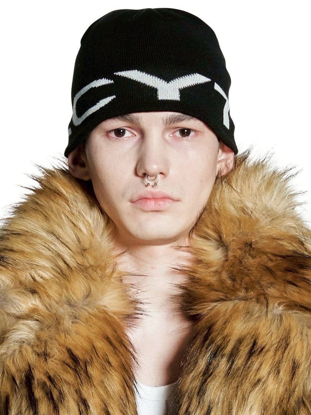 【LECYTO】Logo Jacquard Beanie