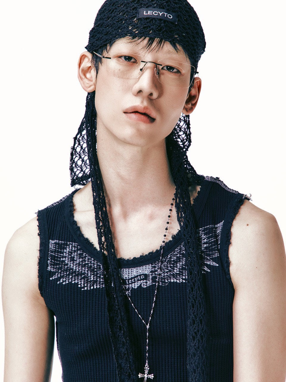 【LECYTO】Antique Mixxed Cross Necklace