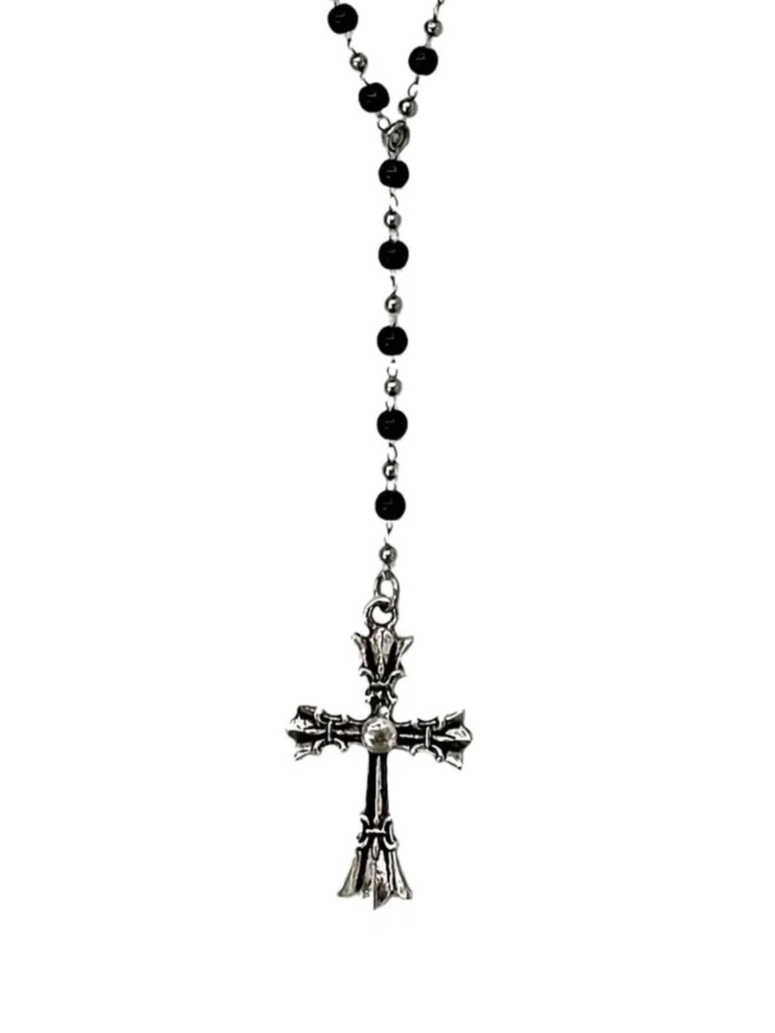 【LECYTO】Antique Mixxed Cross Necklace